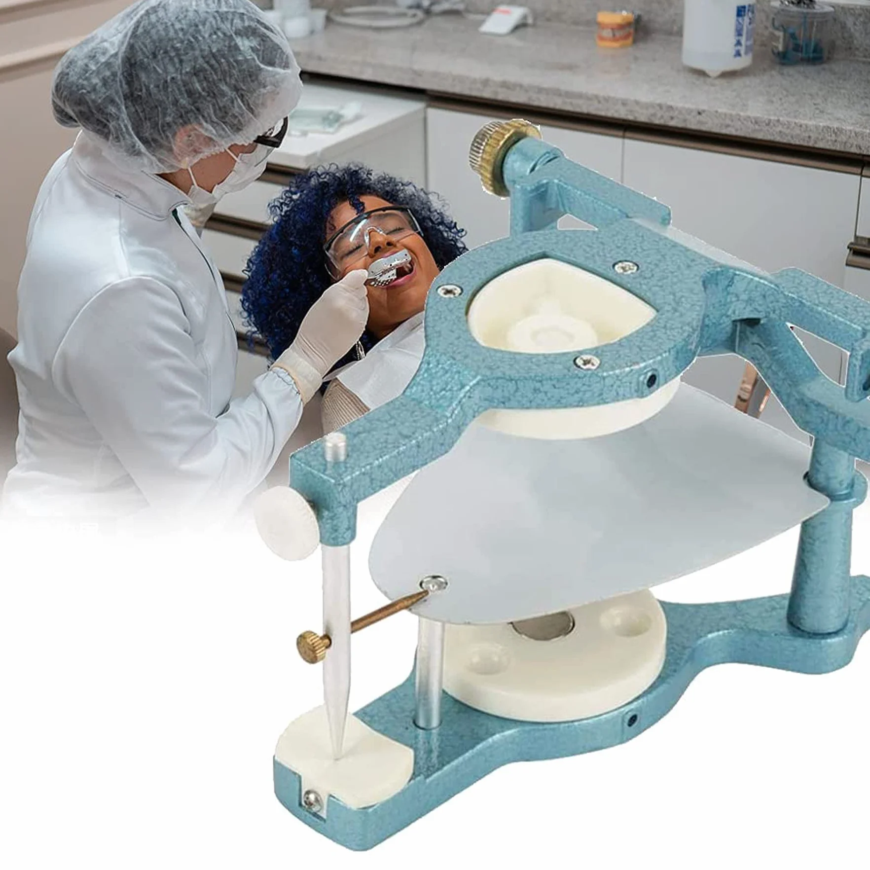 Articulador Magnético Dental Equipo Laboratorio Ajustable Gran Tamaño