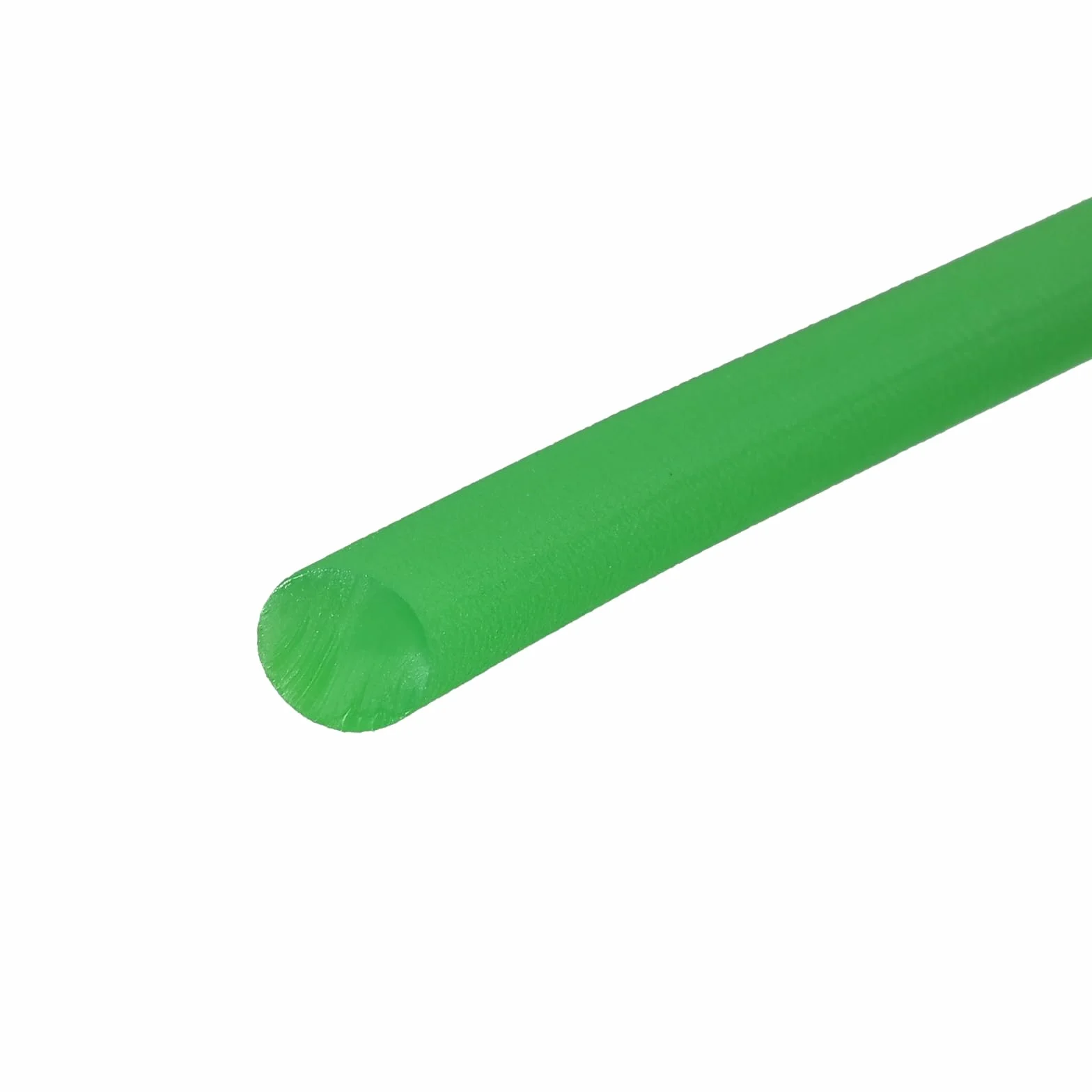 Correa Redonda de Uretano de Alto Rendimiento 1m x 6mm Correa de Transmisión de PU Verde