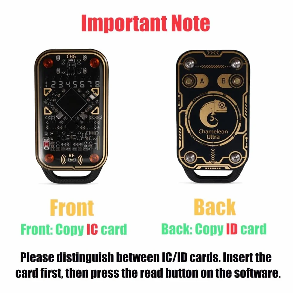 Emulador de Tarjeta Inteligente RFID Chameleon Ultra V3.0 Copiador NFC 125kHz 13.56MHz