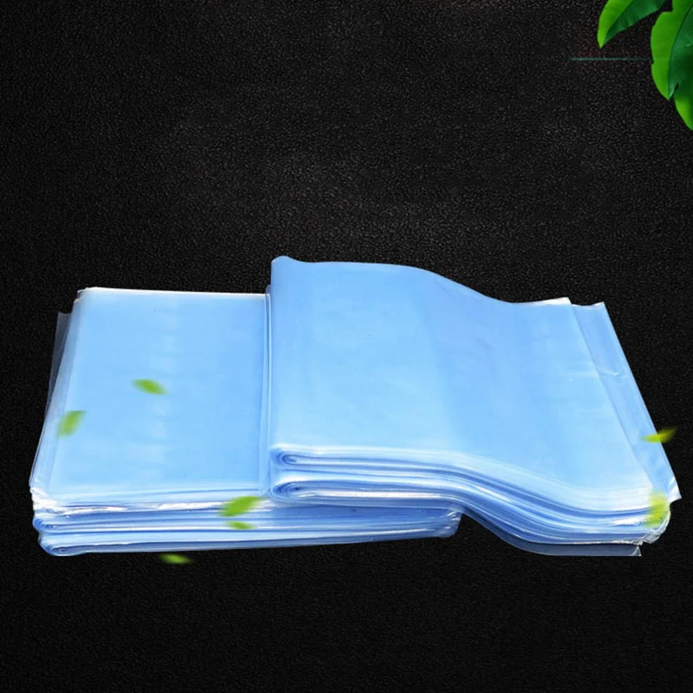 HEALLILY Bolsas Retráctiles Transparentes PVC 100 Unidades 9.84x11.11 Pulgadas Envoltura Termoretráctil