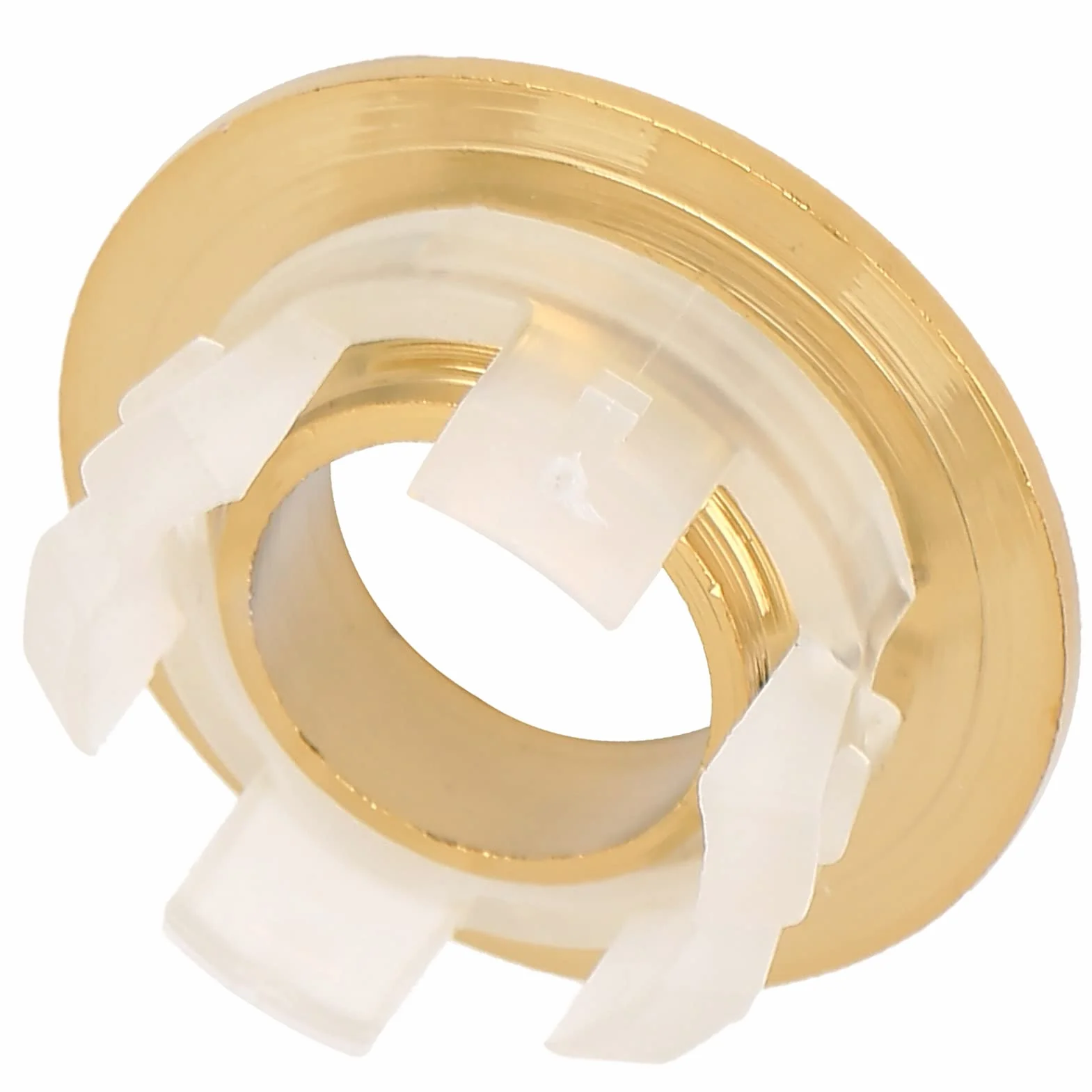 Tapa de desbordamiento para fregadero latón circular - Anillo de repuesto inserto lavabo cocina