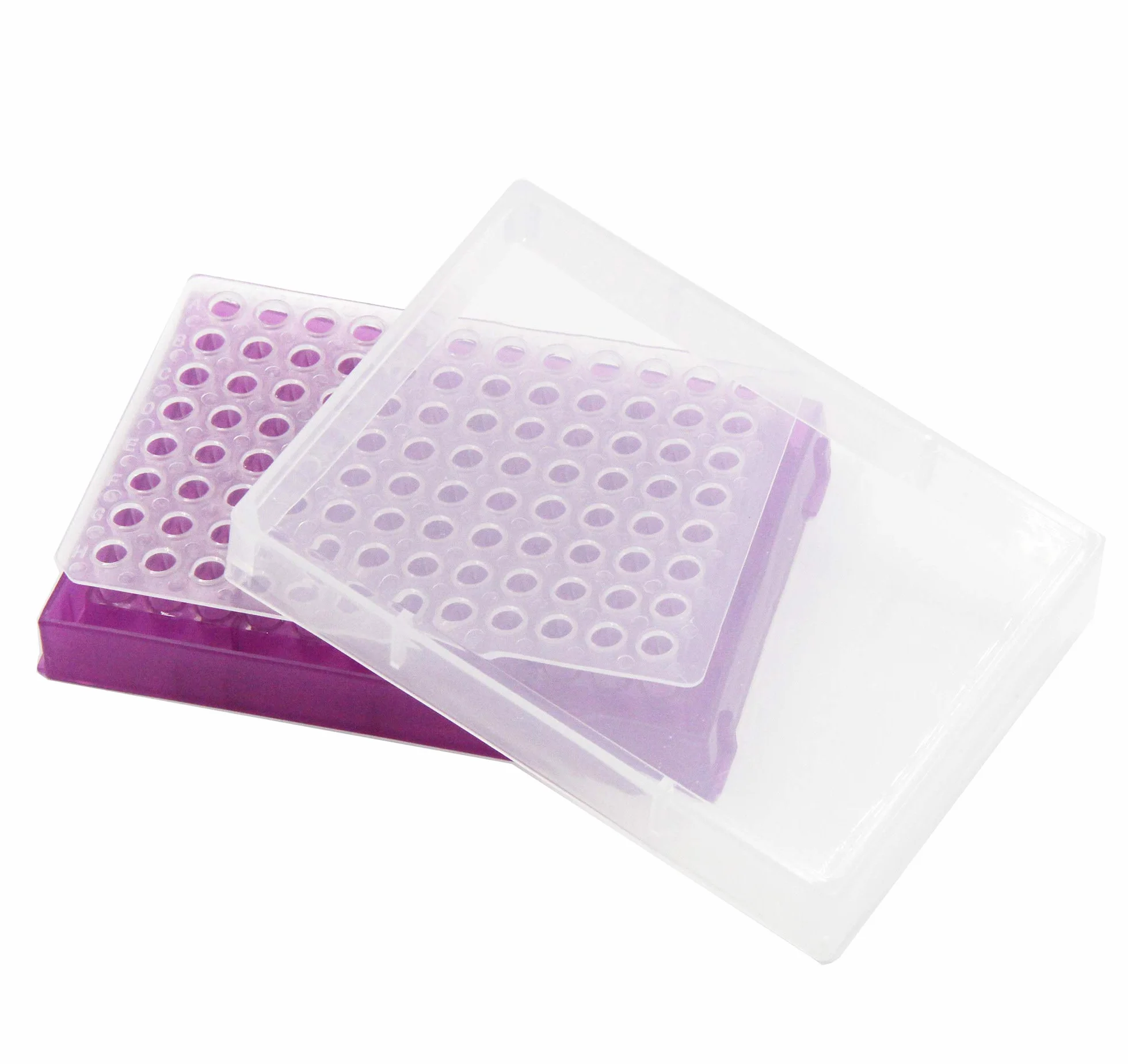 MUHWA Gradilla para Tubos de PCR, 96 Posiciones, 0,2 ml, Azul
