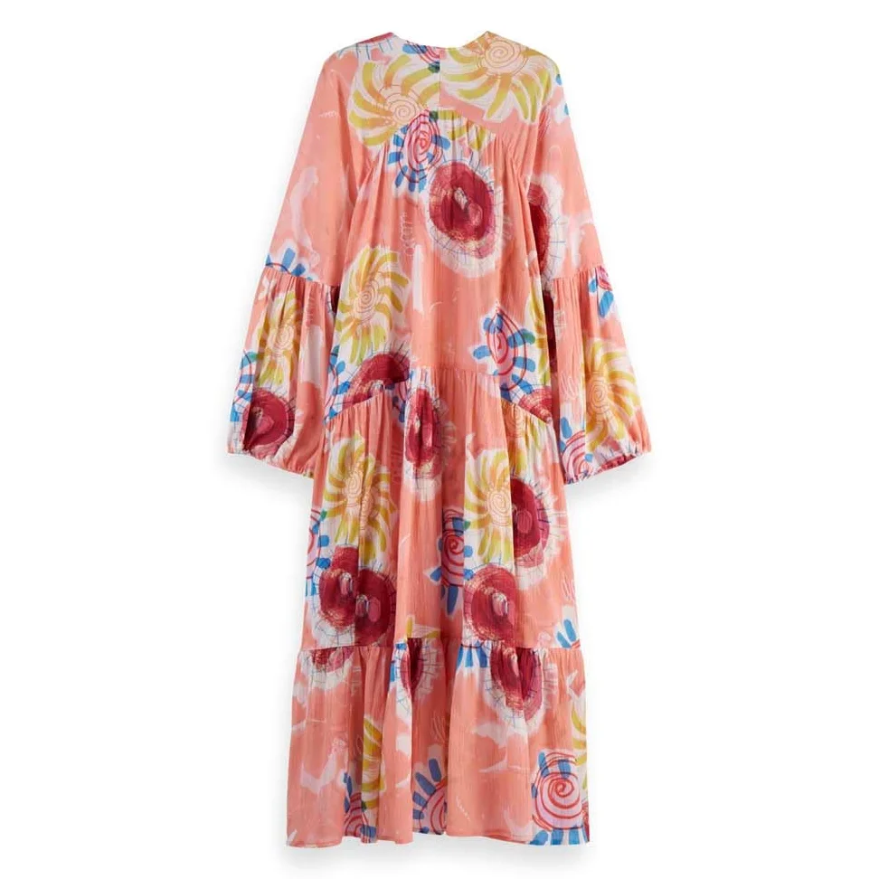 Scotch & Soda Printed Maxi Dress Vestido Informal para Mujer