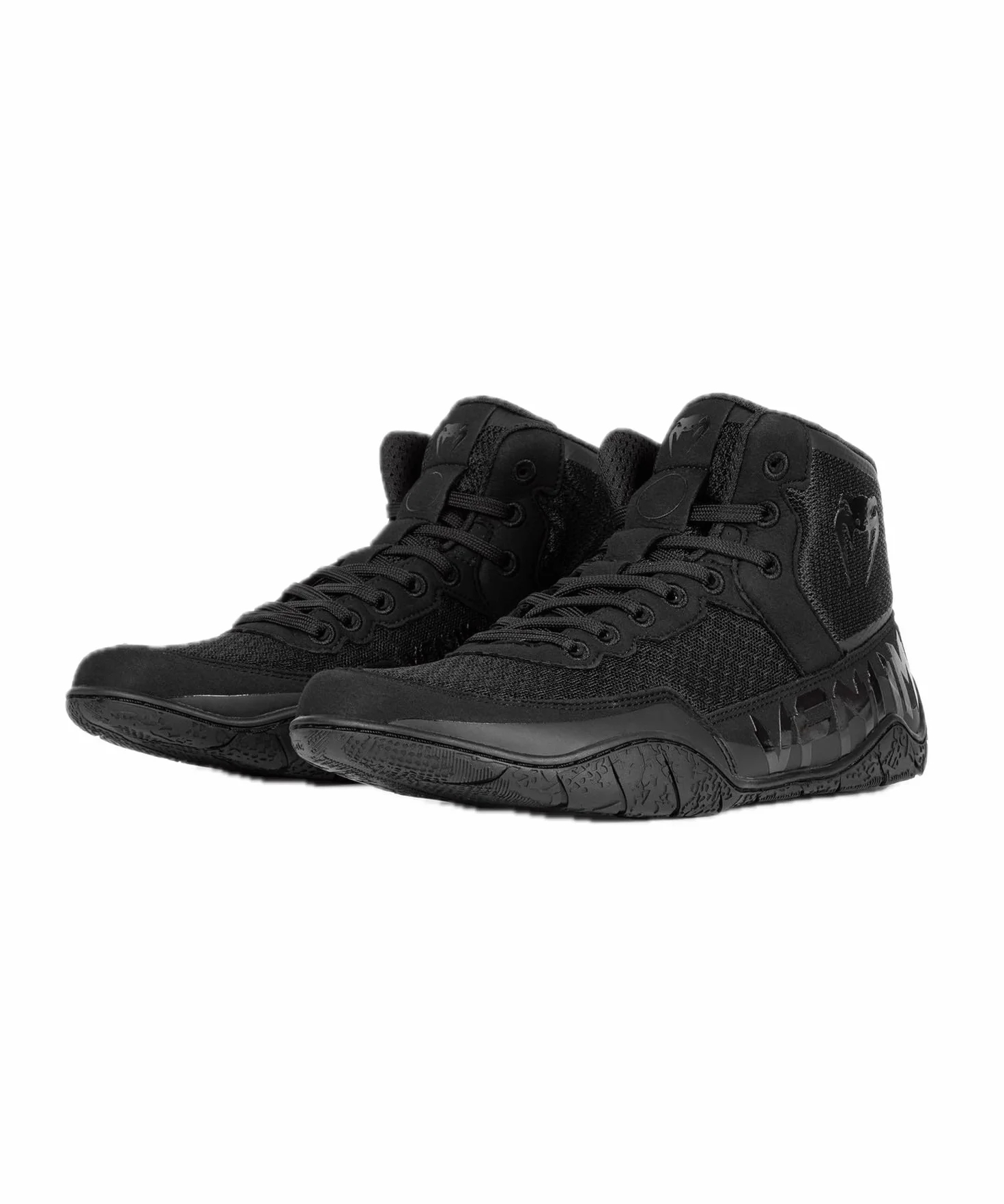 VENUM Elite Zapatos de Lucha - Negro/Negro - 45