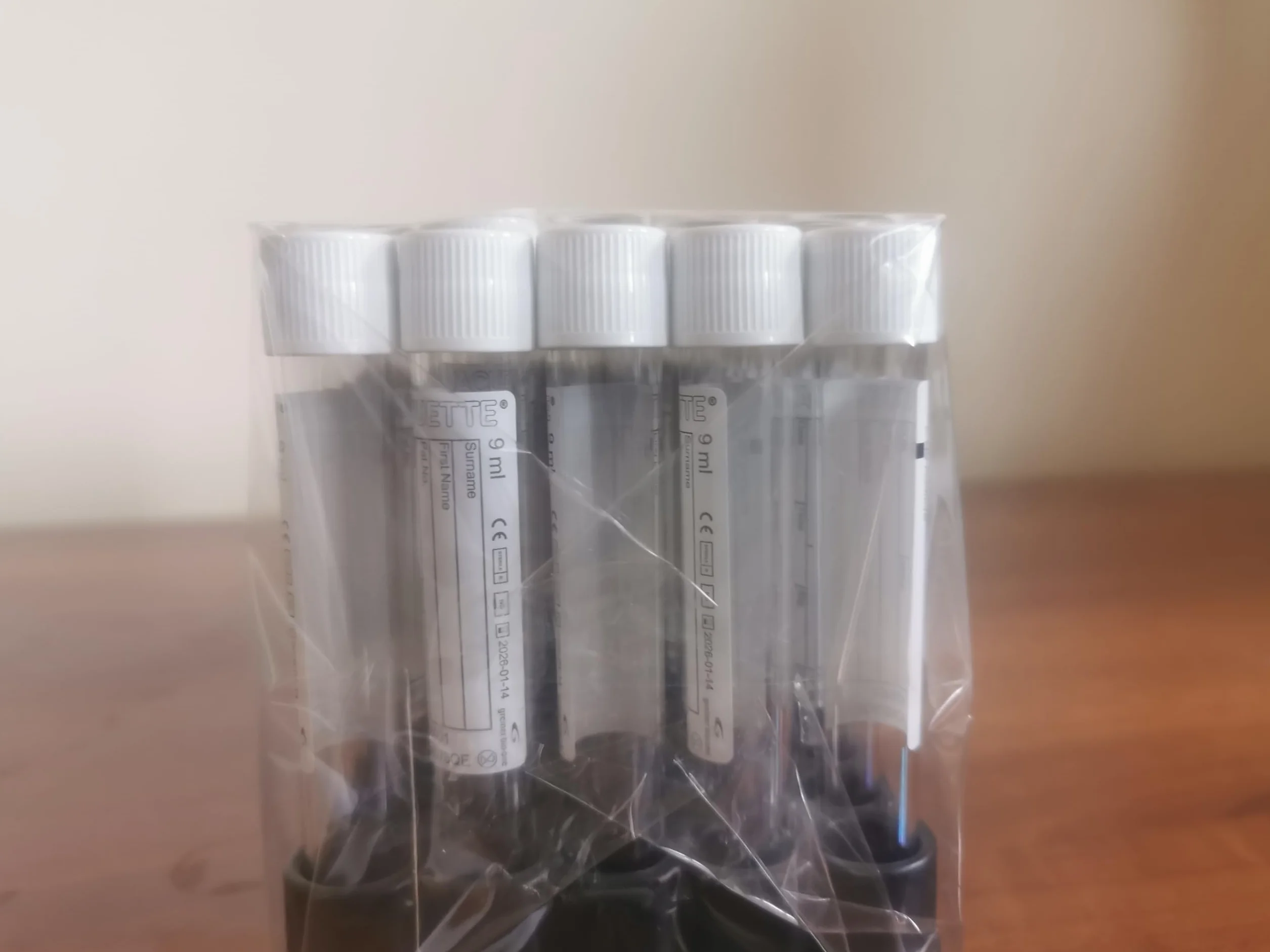 GREINER VACUETTE PRF Tubos sin aditivos 9 ml Paquete 50