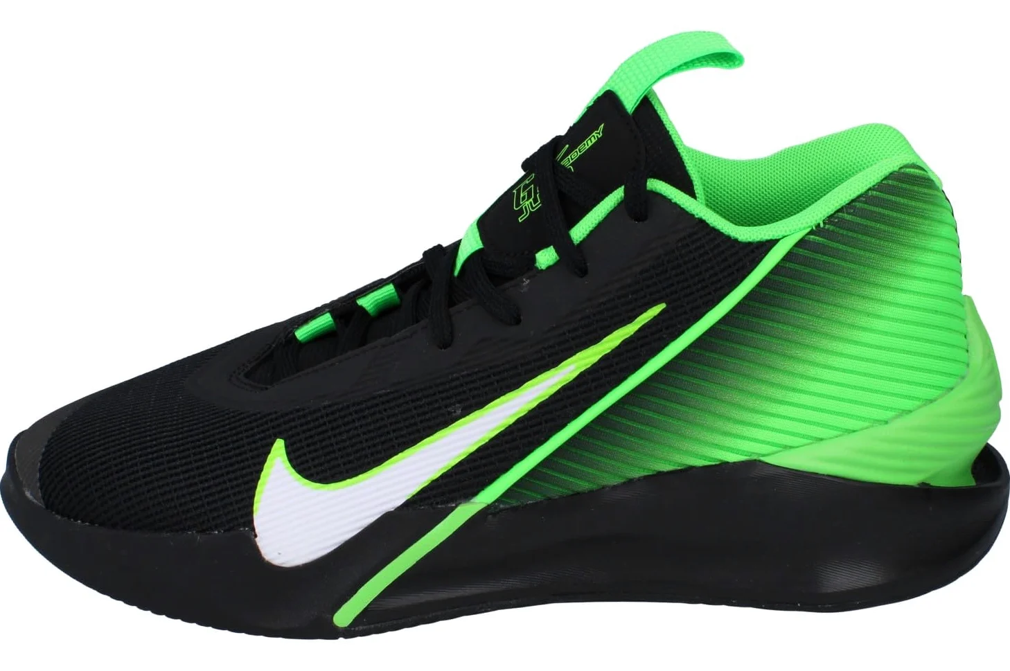 Nike G.T. Jump Academy - Zapatillas de baloncesto (FV5524-001, negro/verde huelga/blanco)
