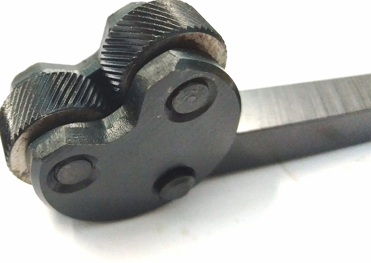 PRAZTCH KNURLING Cabeza de pivote Diamante Patrón de paso medio 1/2" SQ. Shank