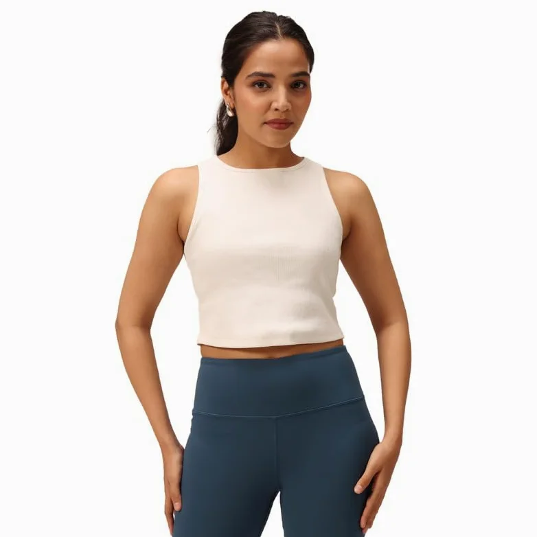BlissClub Blissentials - Camiseta de tirantes para mujer, tejido elástico, ajuste cómodo, esencial para el día a día