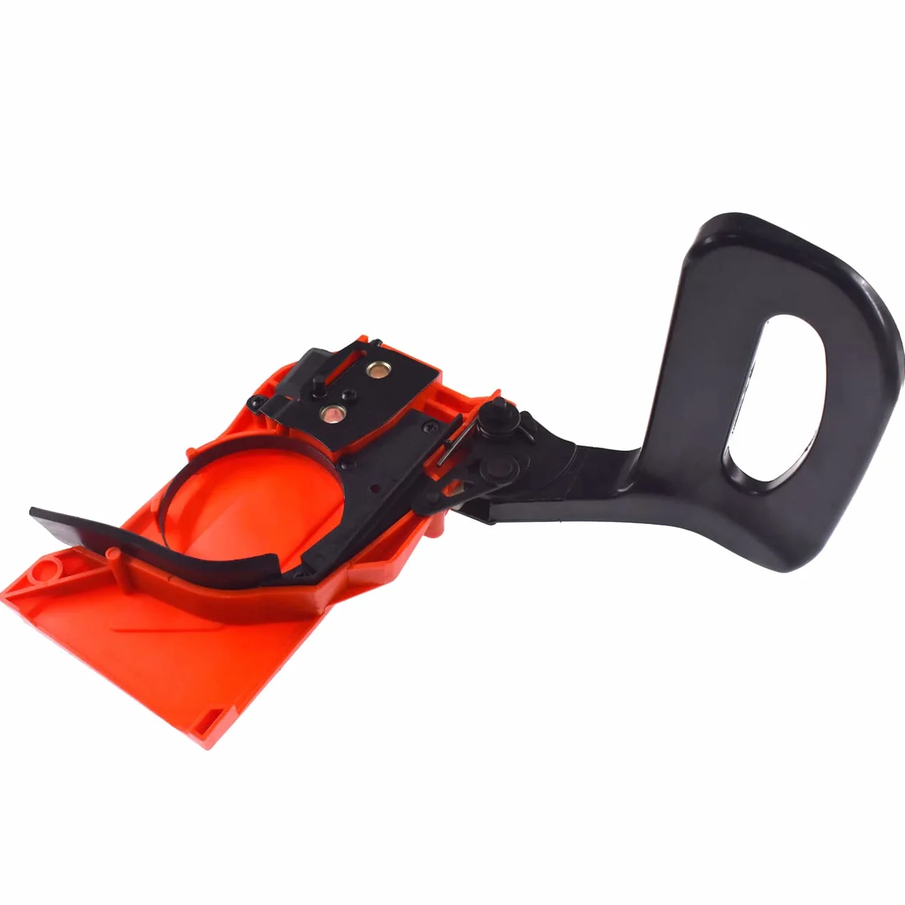 Cubierta de Manija de Embrague Freno Compatible Motosierra 4500 5200 45Cc 52Cc 58Cc Negro Plástico