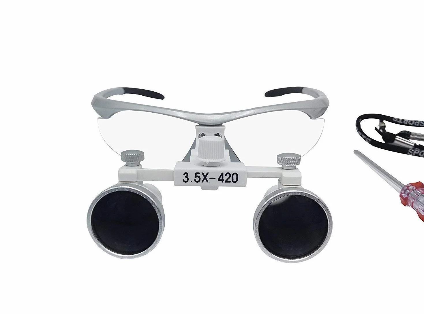 Athenadental Gafas Lupas Binoculares Médico Quirúrgico Dental 3.5×420MM