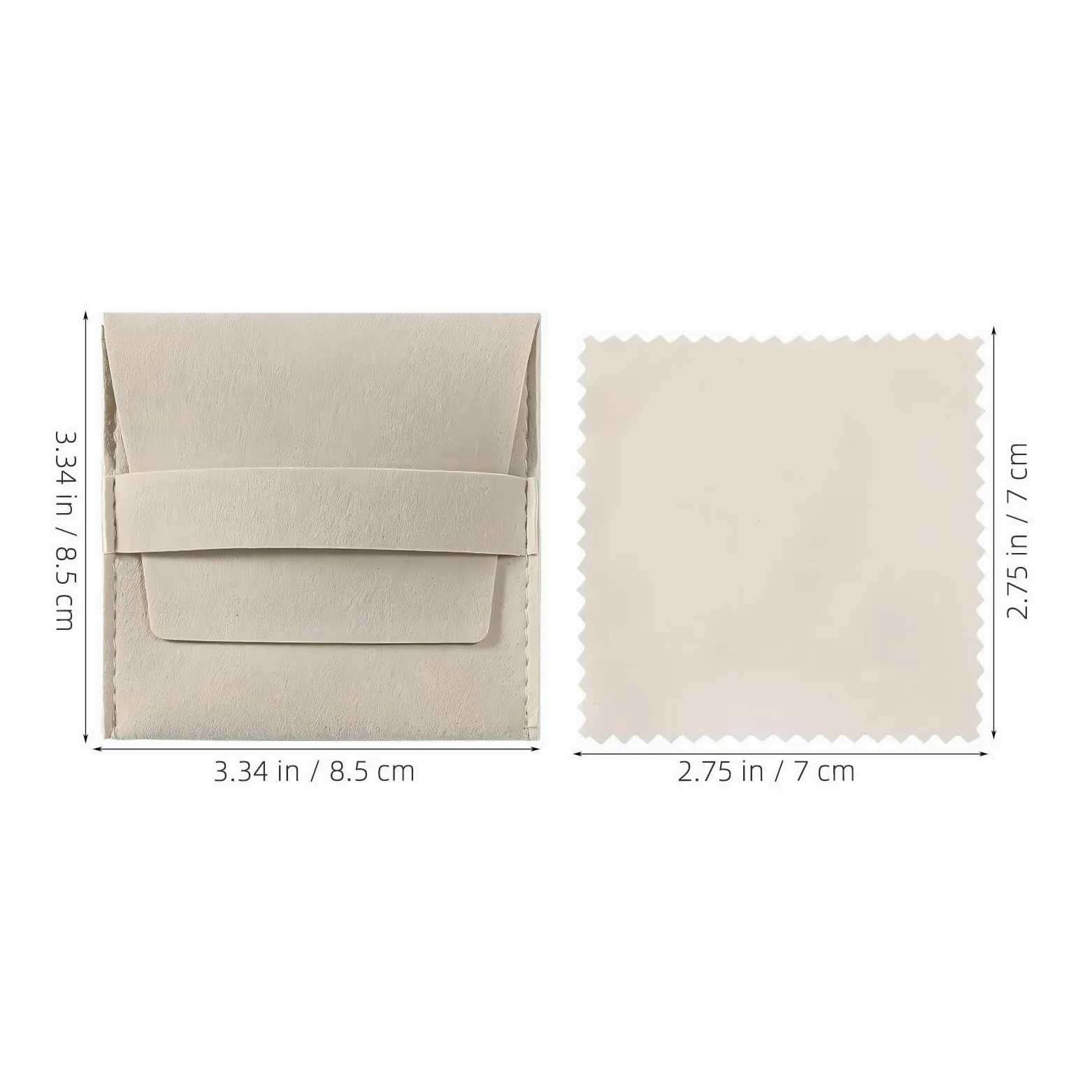120 Estuches de Microfibra para Joyas con Banda Fija, Estilo, Doble Forro de Vellón, Bolsa Pequeña para Collares y Anillos en Uso Diario