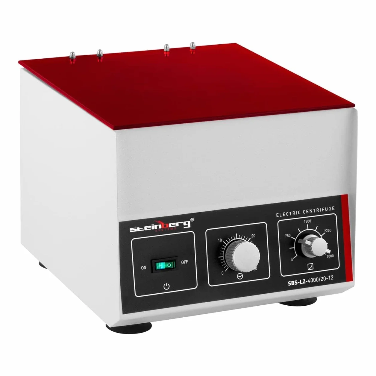 Steinberg Systems Centrífuga de Laboratorio 12 x 20 ml 180 W 3000 rpm 28 x 32 x 24,6 cm