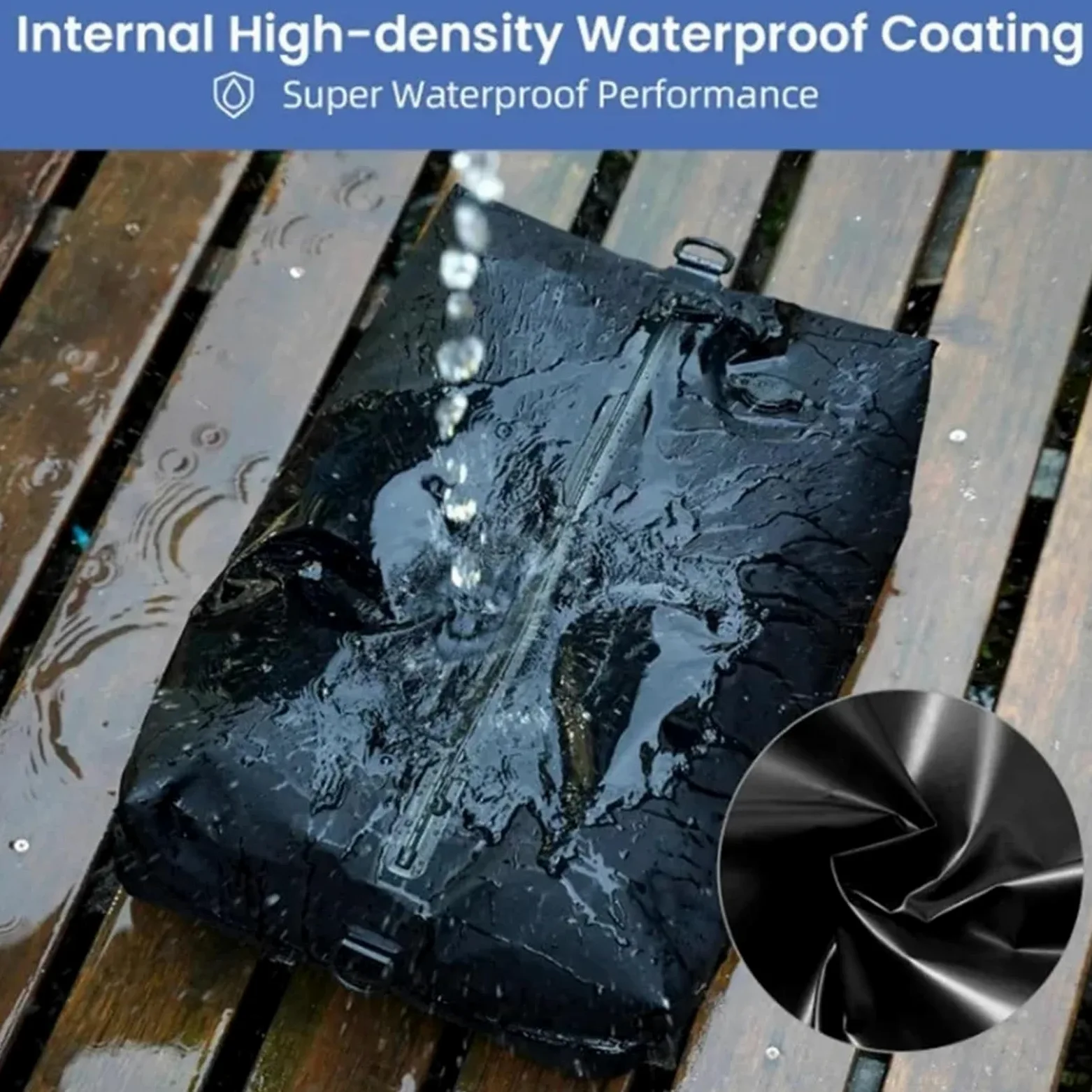 Bolsa De Almacenamiento De Compresión Bolsa de almacenamiento de ropa reutilizable con bomba de aire de 17L, mochila de compresión de viaje, bolsa de equipaje(1 bag no pump black)