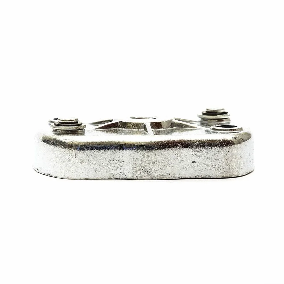Trinquete de metal plateado con clips de retorno dobles para motores de maquinaria de jardín