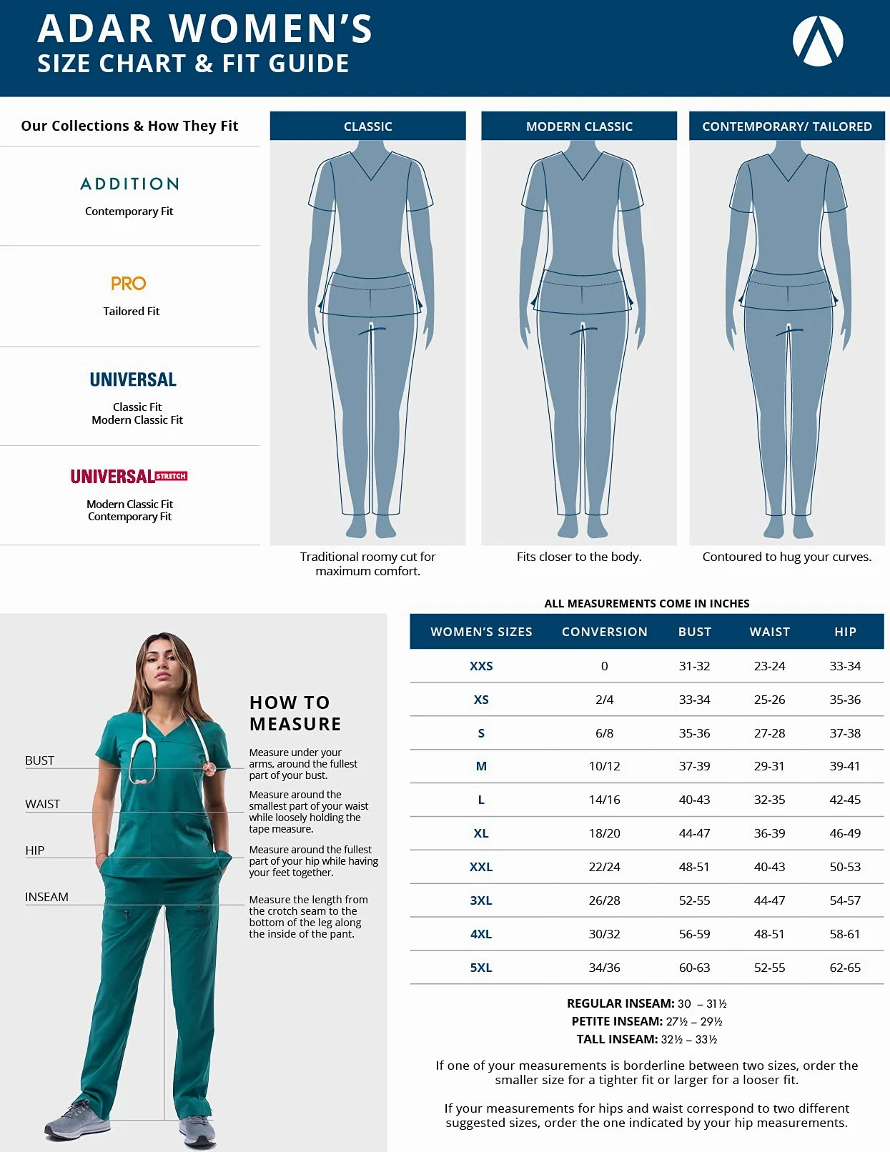 Adar Pro Uniforme médico para Mujer Casaca con Cuello en V y Pantalones de Yoga
