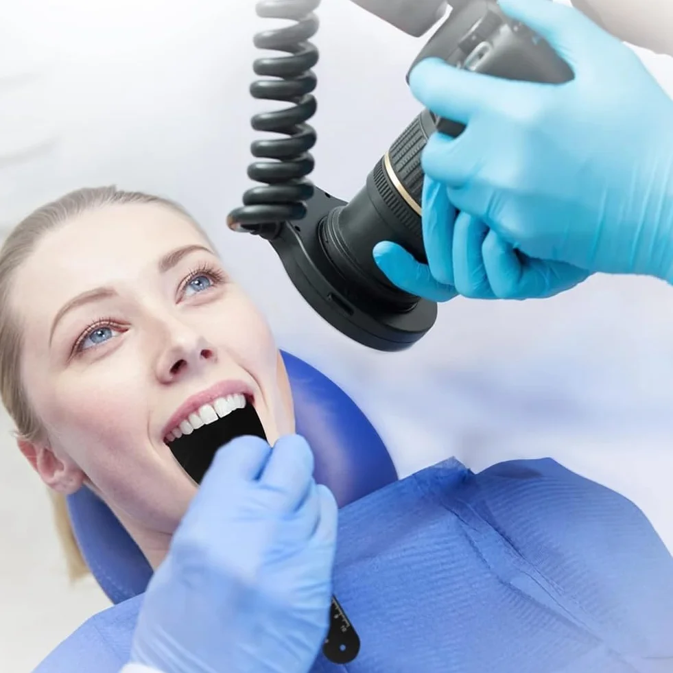 Kit de fotografía intraoral de contrastes dentales 6 piezas