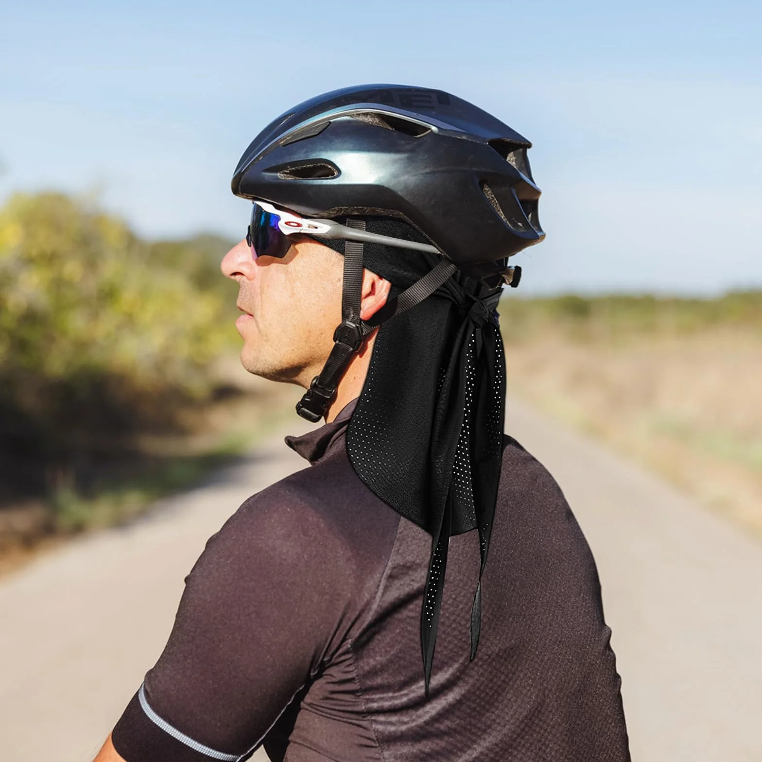 3 Bandanas Transpirables para Ciclismo - Pañuelo Técnico Biker bajo Casco | Absorbe Sudor UV 50+ | Bandana Cabeza Ciclismo Verano para Hombre | Bandana Under Helmet Multideporte