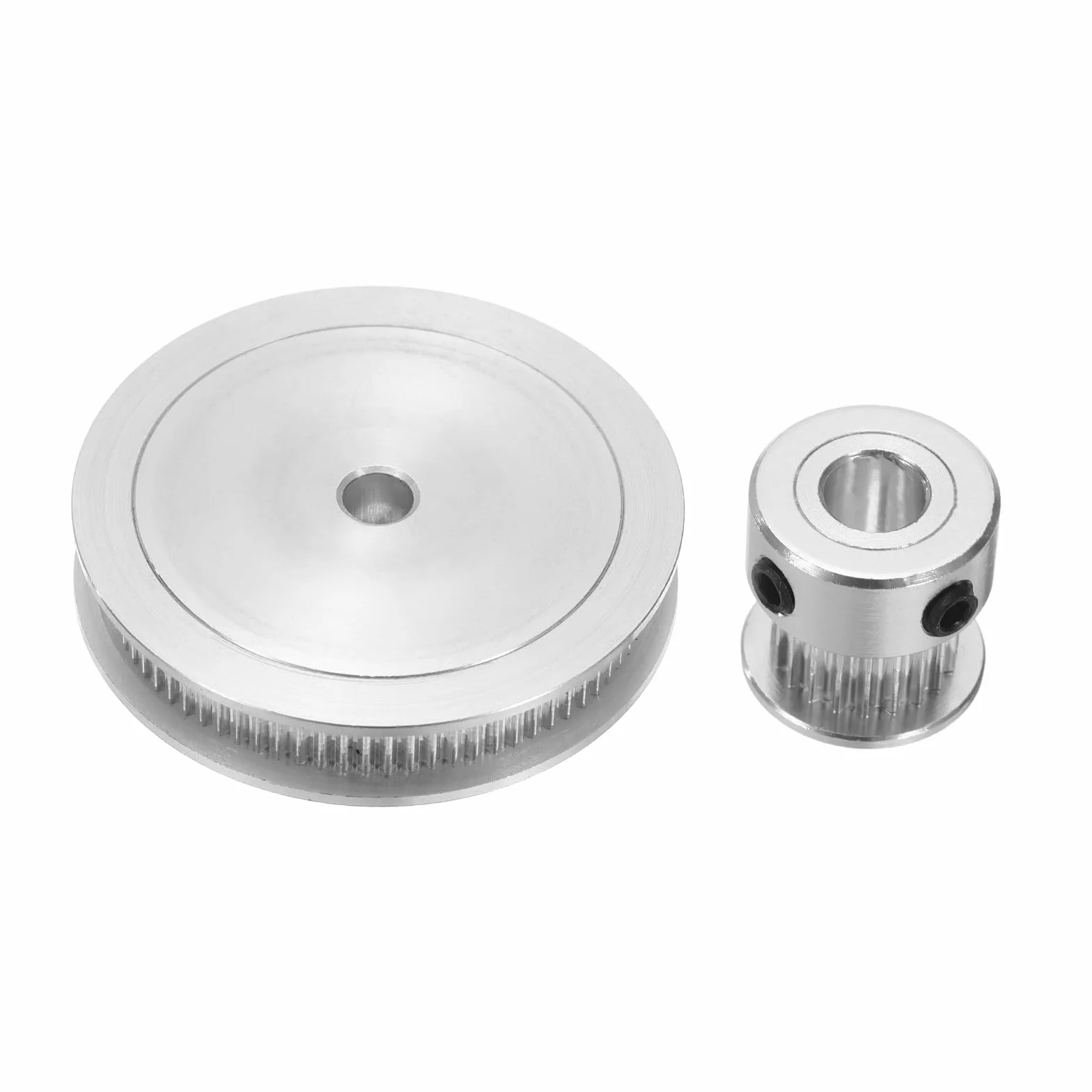 QUARKZMAN GT-2 Rueda Sincrónica 20&80 Dientes 6.35mm Polea de Temporización Aleación de Aluminio 250mm Correa 6mm