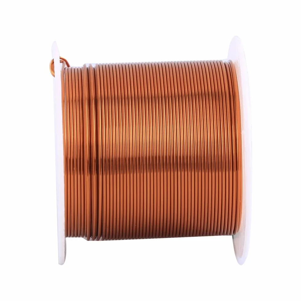 DONGKER Alambre de Cobre Esmaltado 0,7 mm x 10 m Bobina Eléctrica