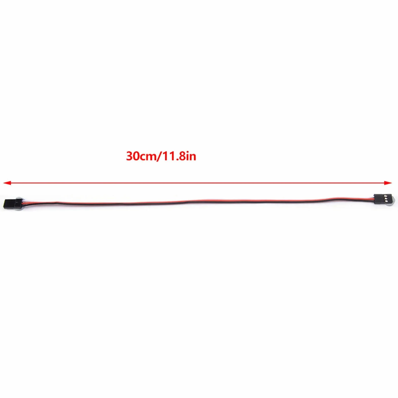 Cable de extensión de servo 10 Piezas 300 mm JR Macho a Macho para RC