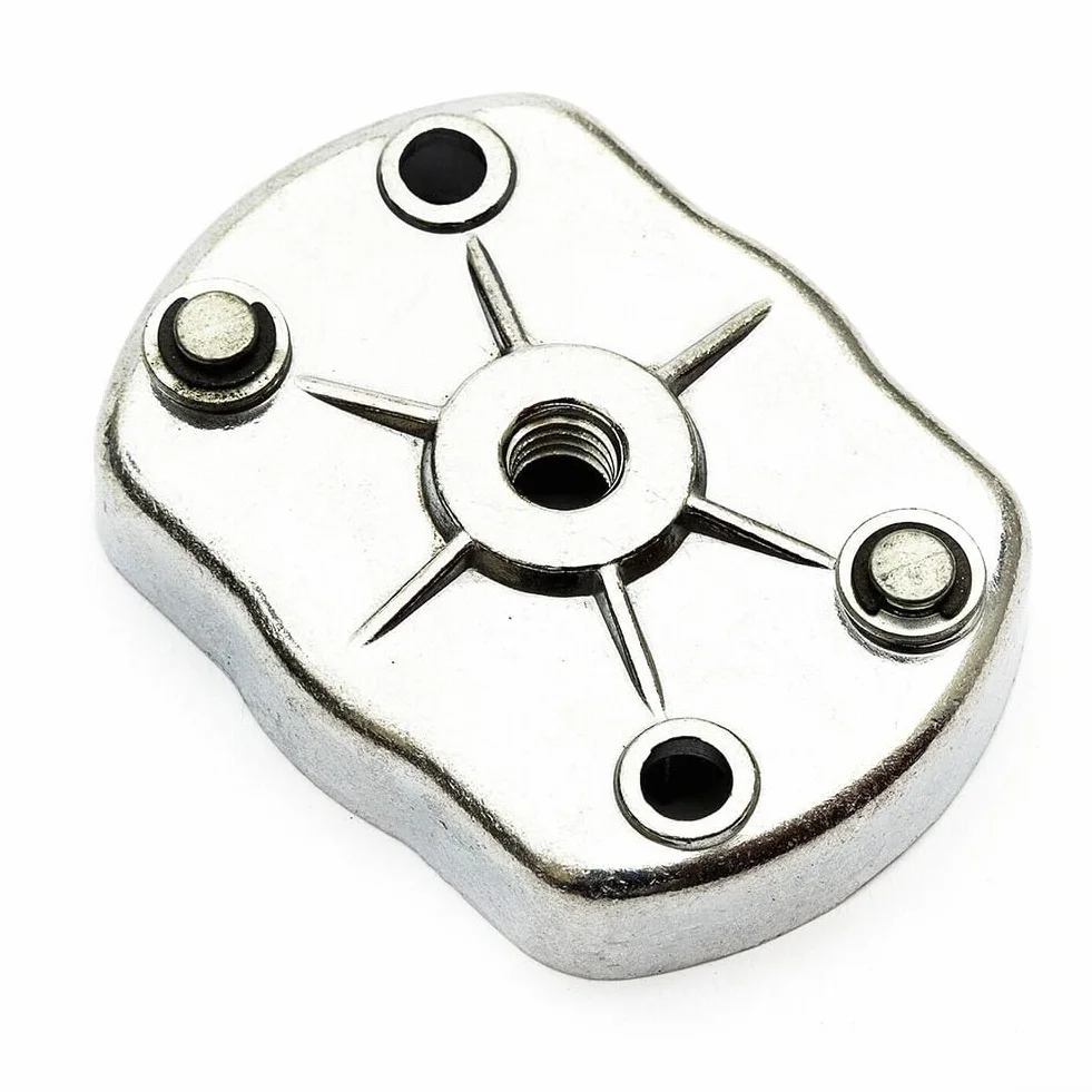 Trinquete de metal plateado con clips de retorno dobles para motores de maquinaria de jardín