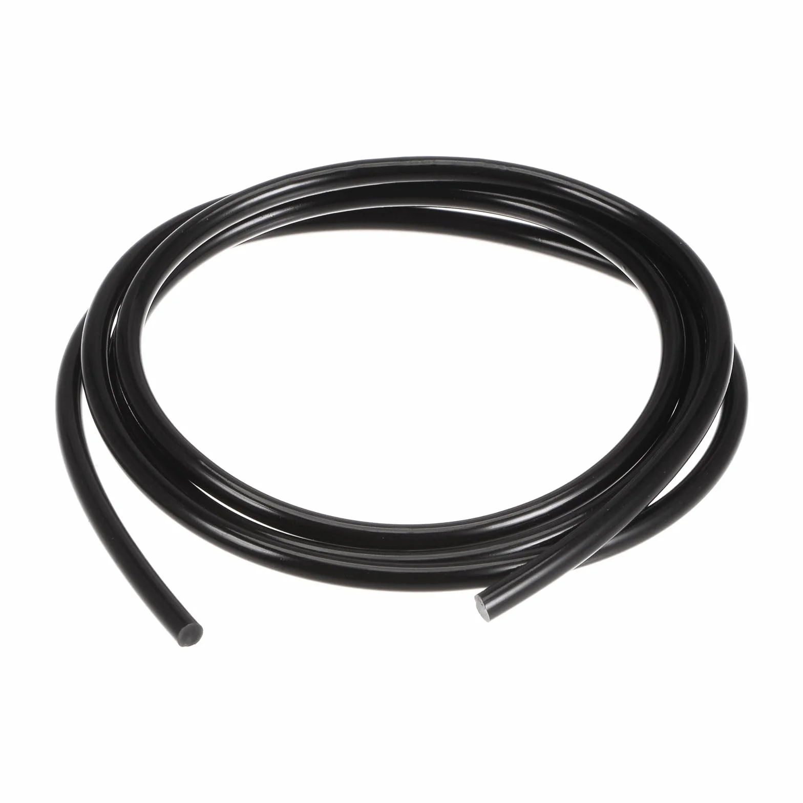 QUARKZMAN PU Transmisión Correa Poliuretano Redonda 4mm Diámetro 1 Metro Longitud Suave Superficie Negro