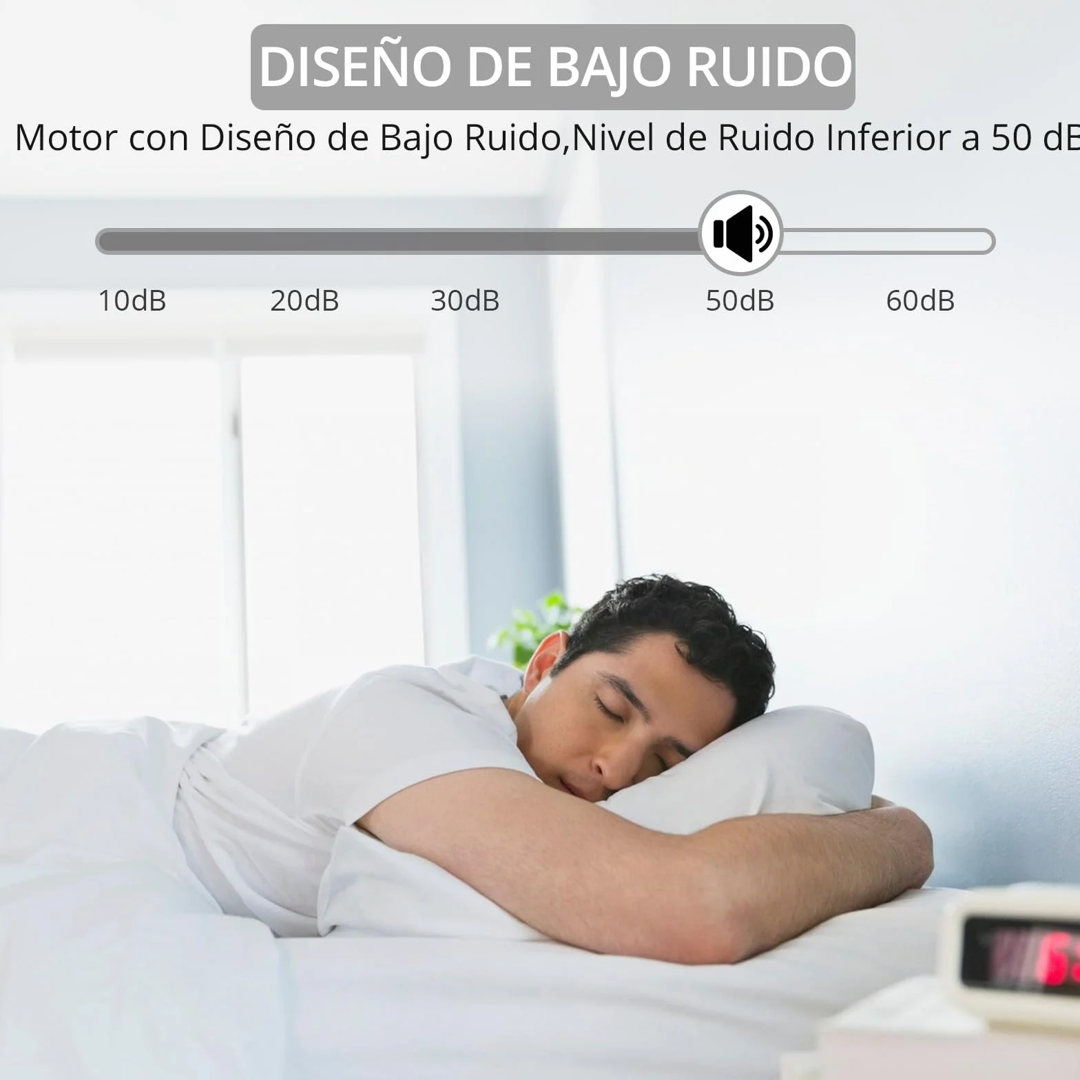 Justech Motor Actuador Lineal 250mm 12V DC 1500N 10mm/s IP65 Impermeable Aluminio Plateado