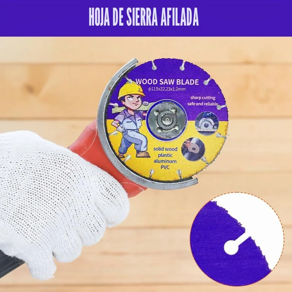Disco de corte 115 mm amoladora angular multi rueda hoja sierra metal duro para madera contrachapado caucho plásticos