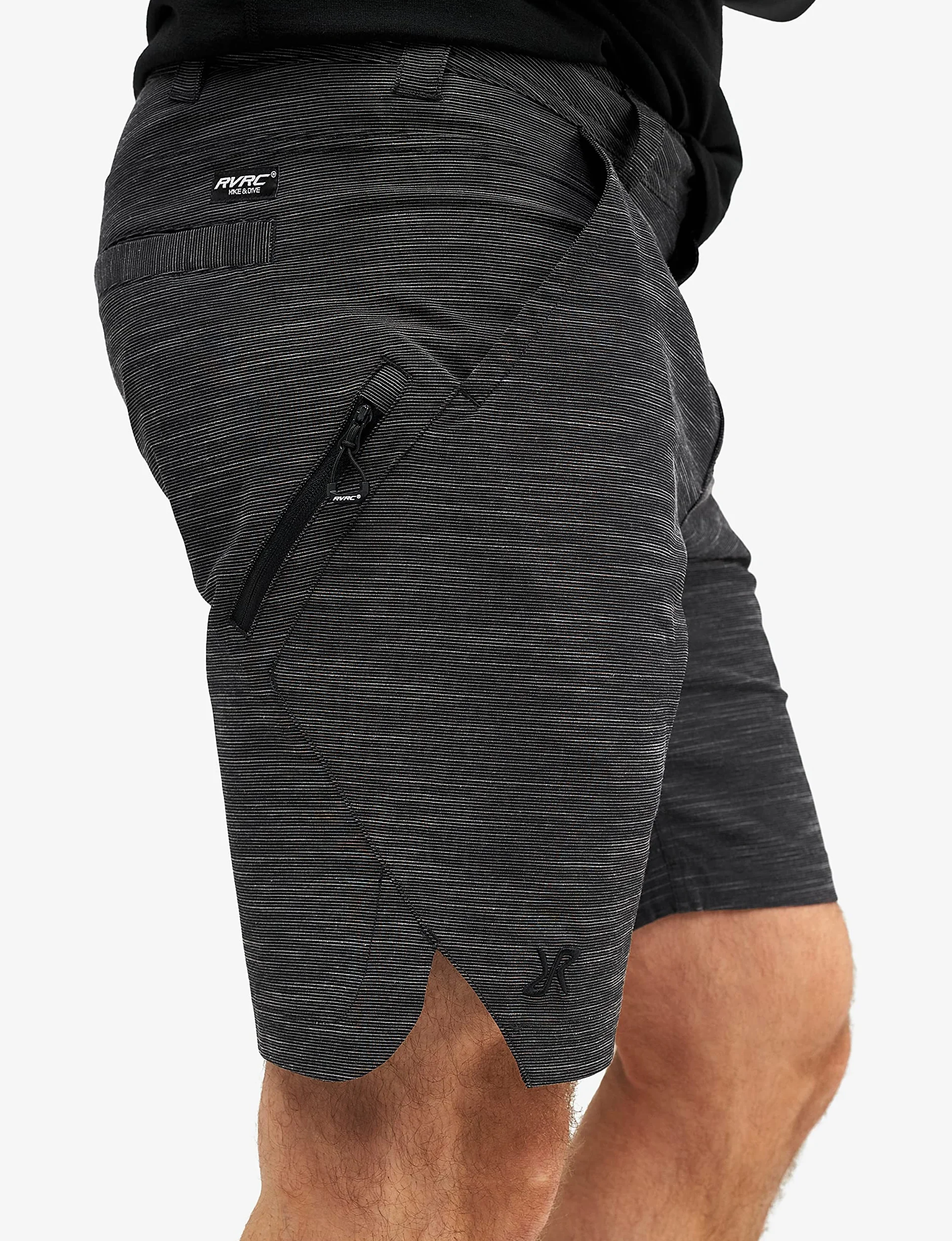 RevolutionRace Hike & Dive Shorts para Hombre, Pantalones Cortos Híbridos de Senderismo