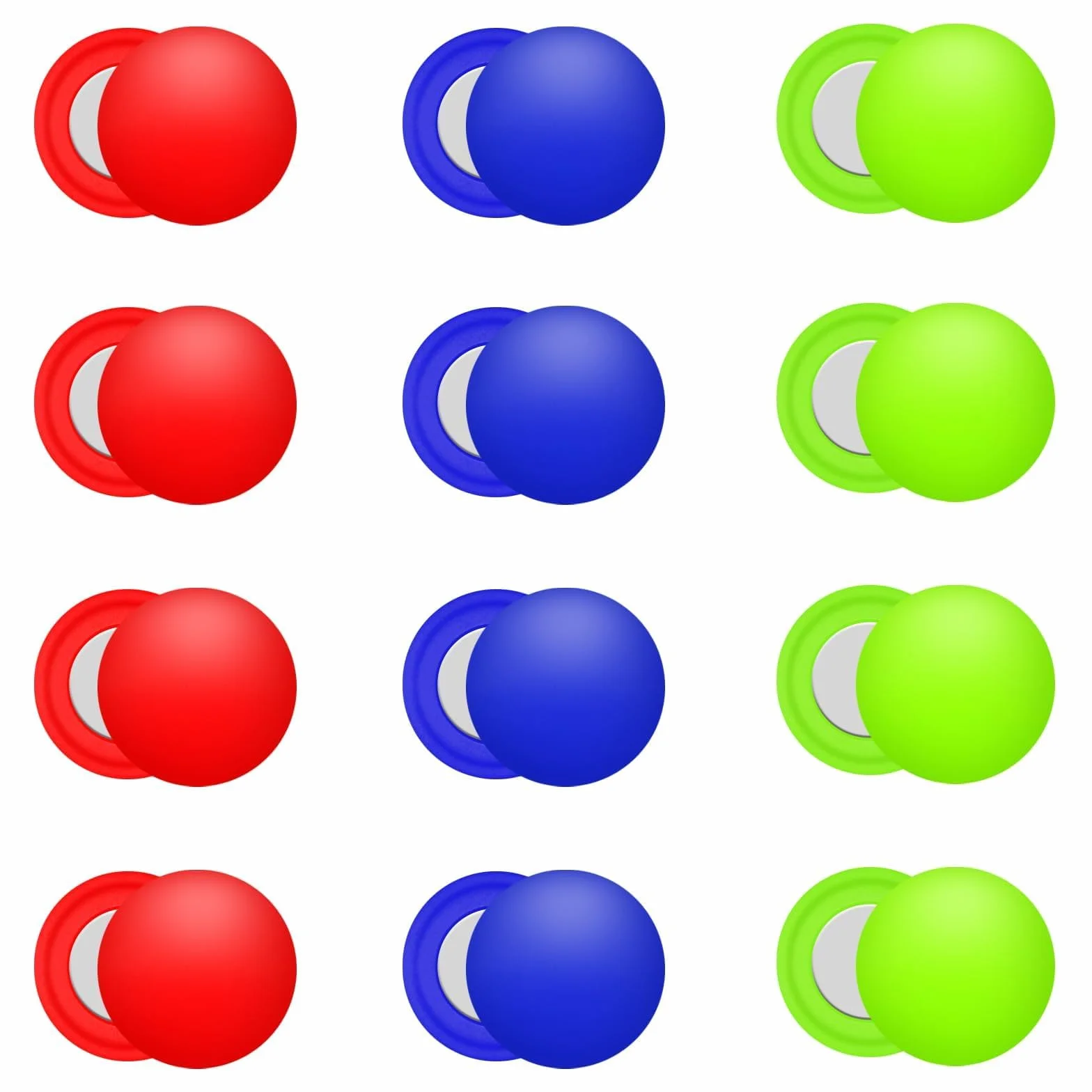 Clips para dorsales de maratón con imanes, hebilla para número, soporte para carrera, fijación para correr, rojo, azul y verde
