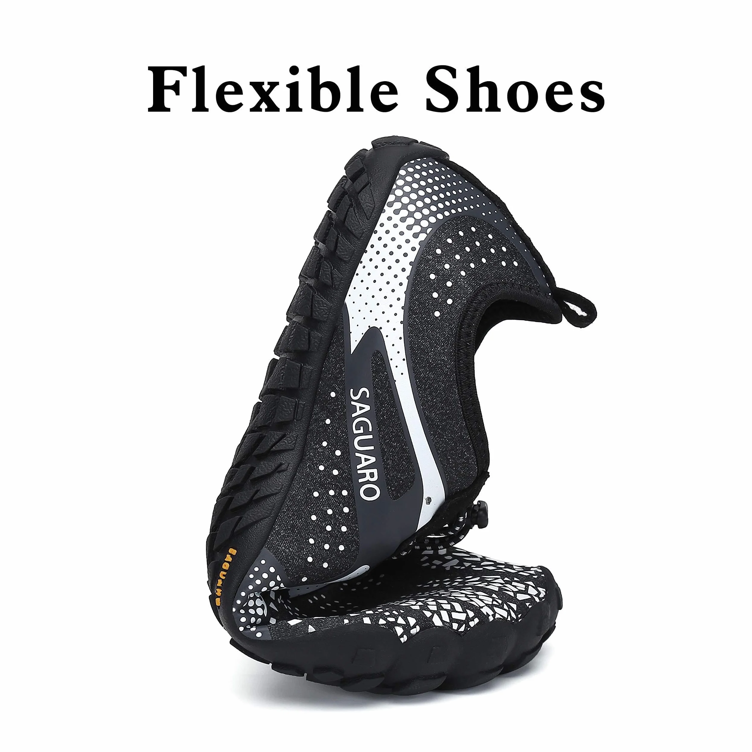 SAGUARO Zapatillas Barefoot Mujer Hombre Calzado Minimalistas Transpirable Zapatos de Trail Running para Fitness Trekking Gr.35-48