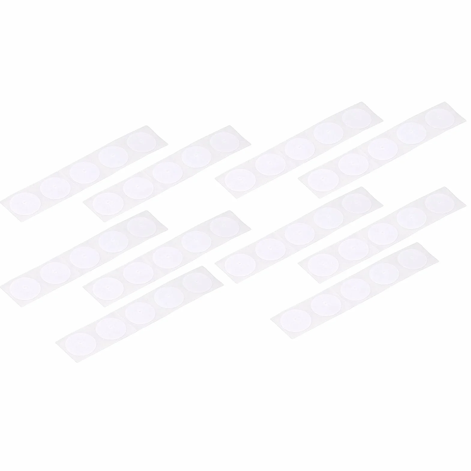 Etiquetas NFC RFID Adhesivas Impermeables 13.56 MHz 504 Bytes 25mm Diámetro Aleación Cobre 50 Unidades