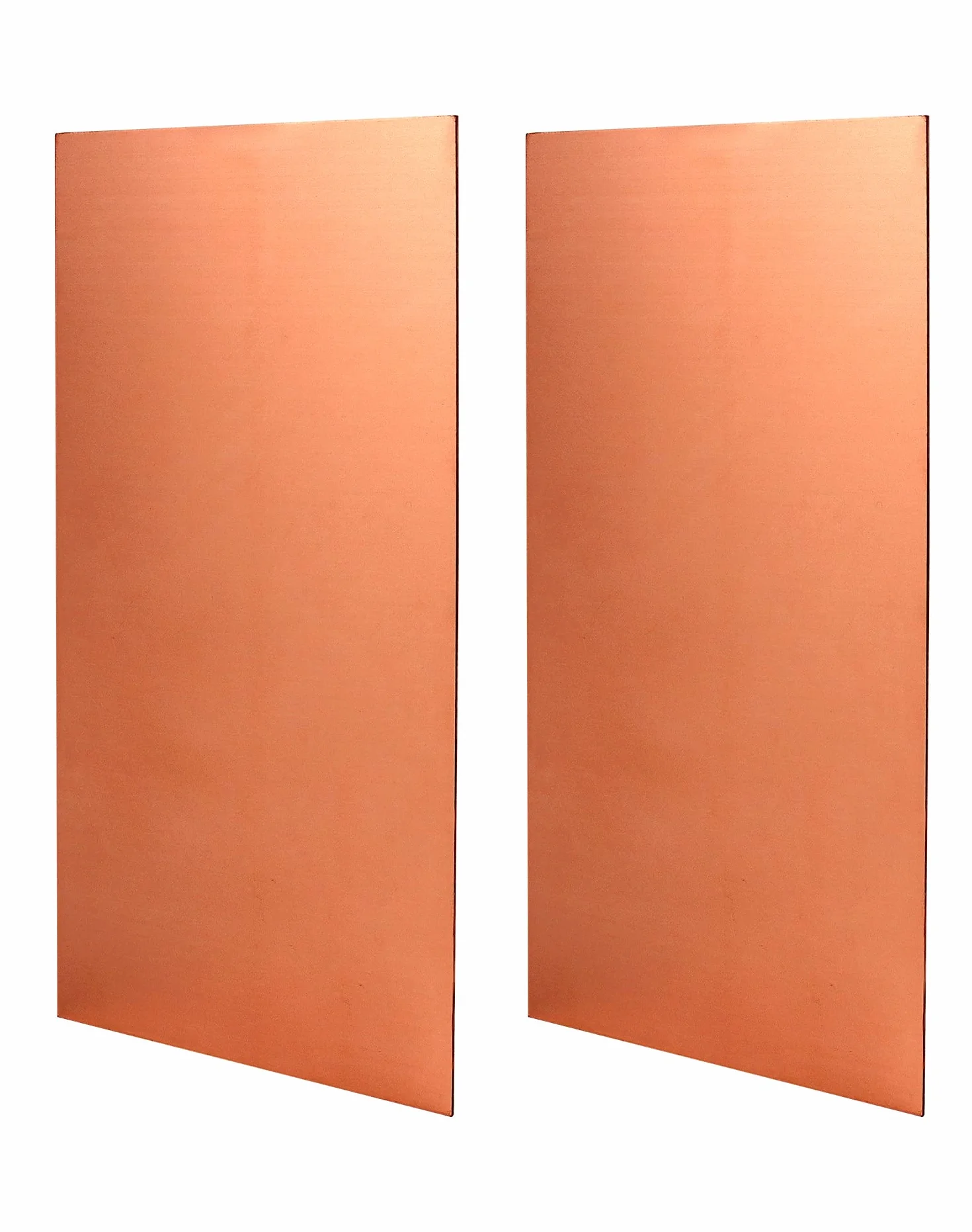 QWORK® Lamina Cobre Puro 99,9% 1mm Espesor 200 mm x 100 mm x 1 mm