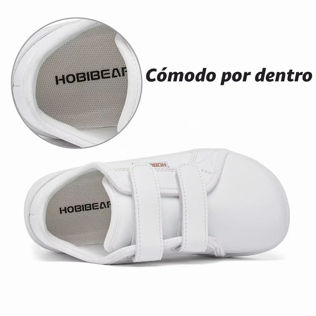 HOBIBEAR Kids Calzado Descalzo Ancho para niños niñas Outdoor Trail Running Minimalist Walking Ligeras Flexibles de Trail Shoes