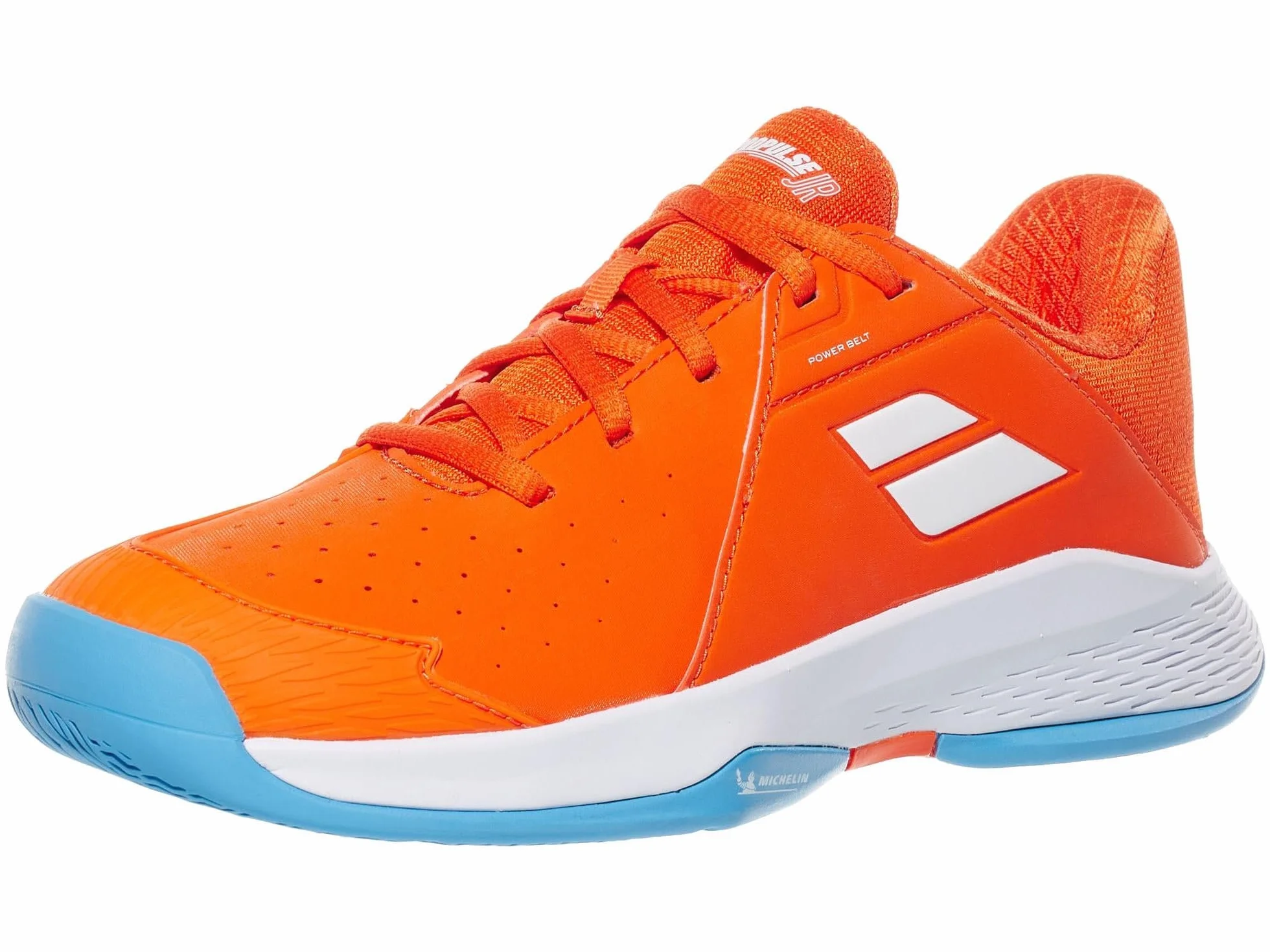 Babolat Niños Prop Jr 3 AC Zapatillas De Tenis Zapatilla Todas Las Superficies Naranja-Blanco EU Neu