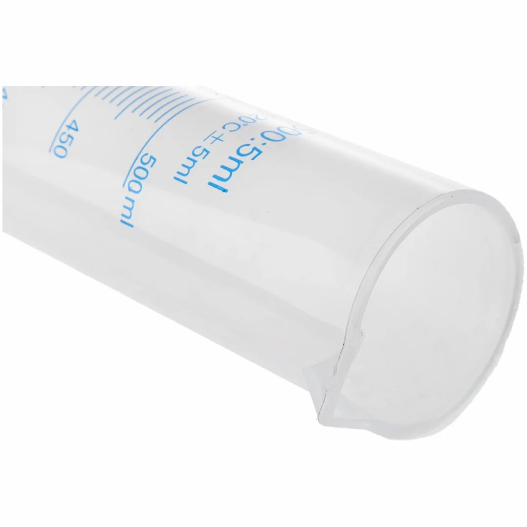 Tubo Graduado Transparente de plastico 500 ml