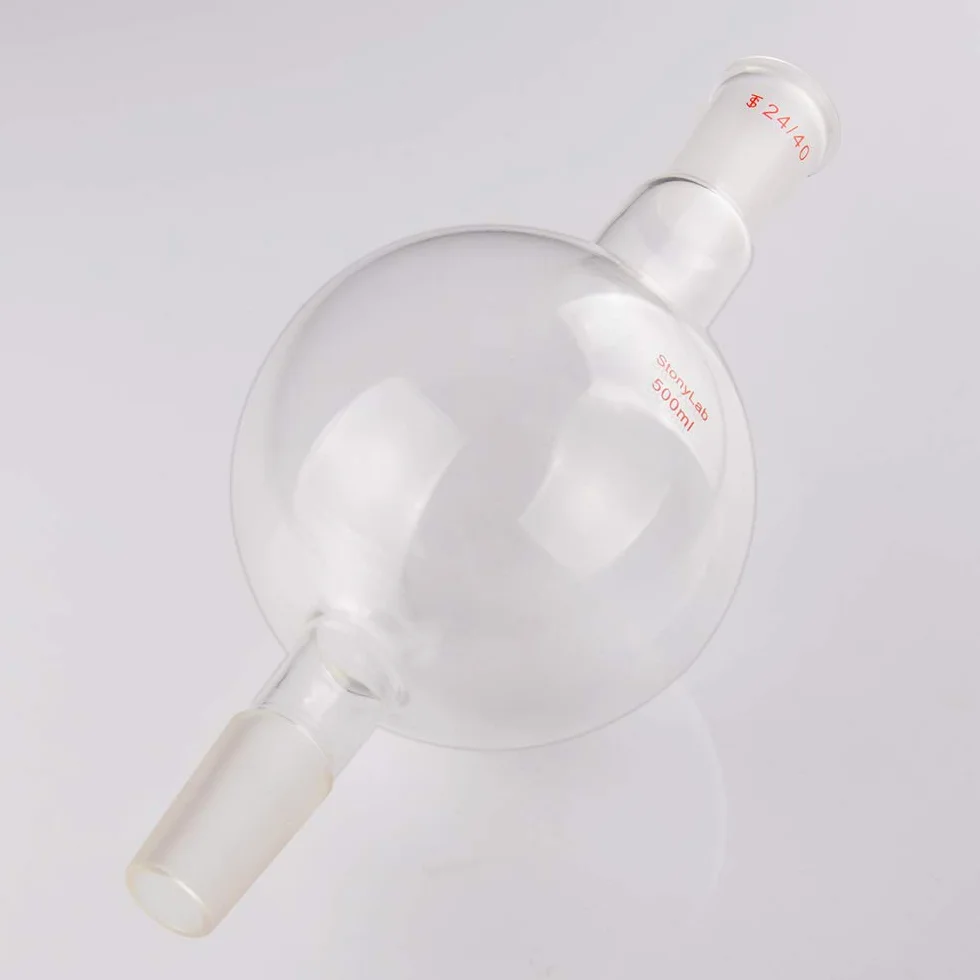 Depósito de Cromatografía de Vidrio Borosilicato 500 ml 24/40 Junta Estándar
