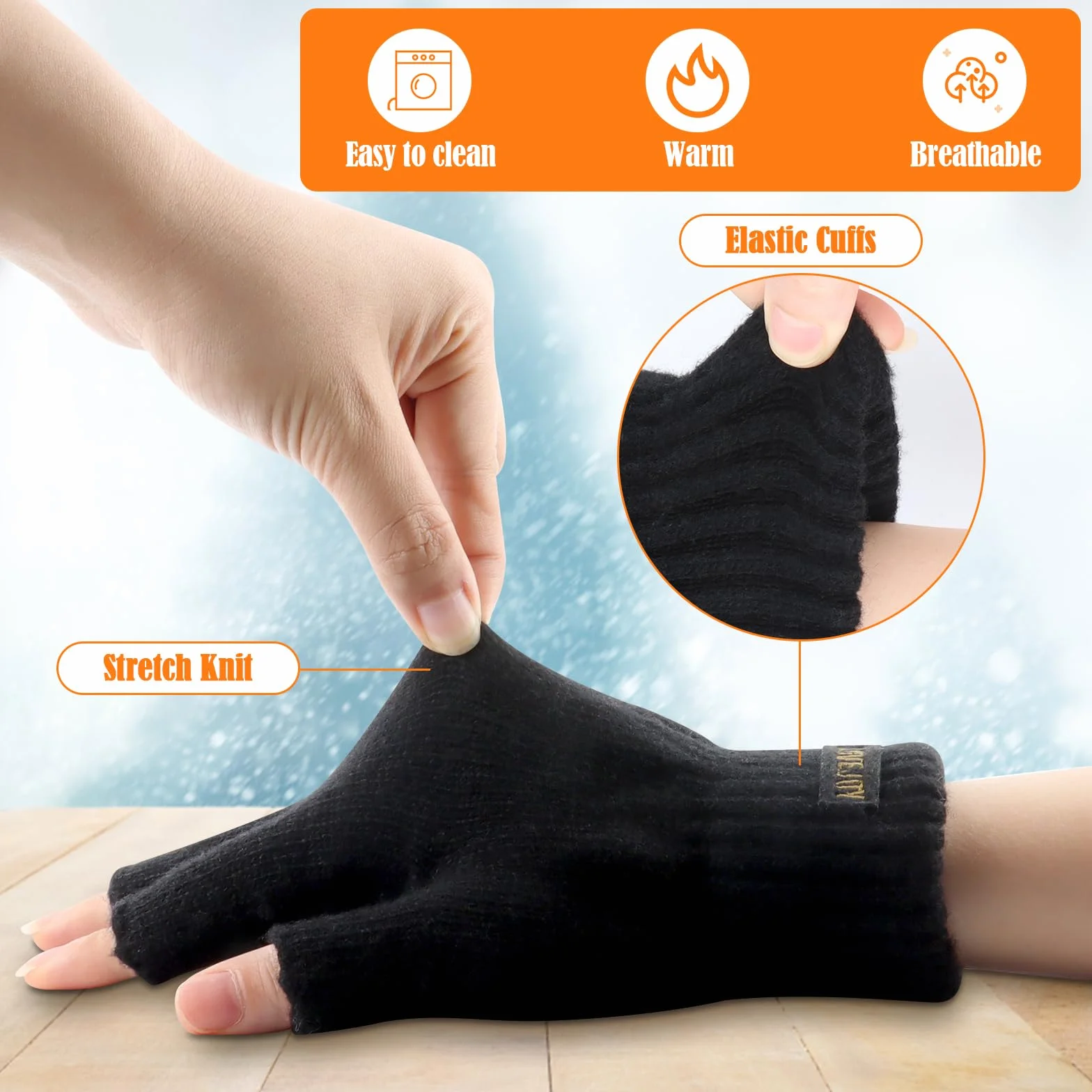 Talifoca Guantes térmicos con pantalla táctil para mujer y hombre, forro polar cálido para esquí, ciclismo, trabajo