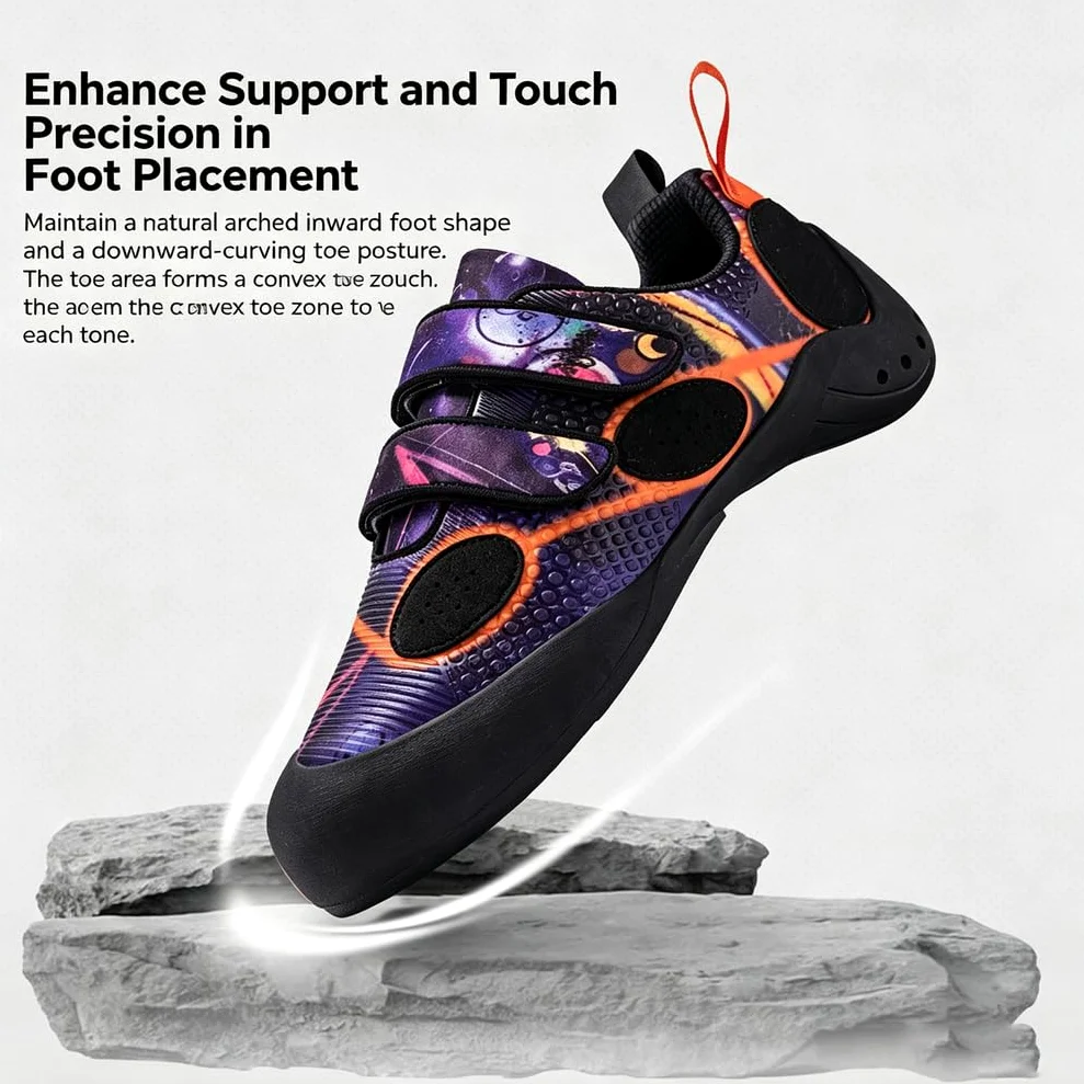 Zapatos De Escalada para Hombres Pies De Gato | Ligeros,Antideslizante,Principiantes,Adolescentes,jóvenes,Interiores