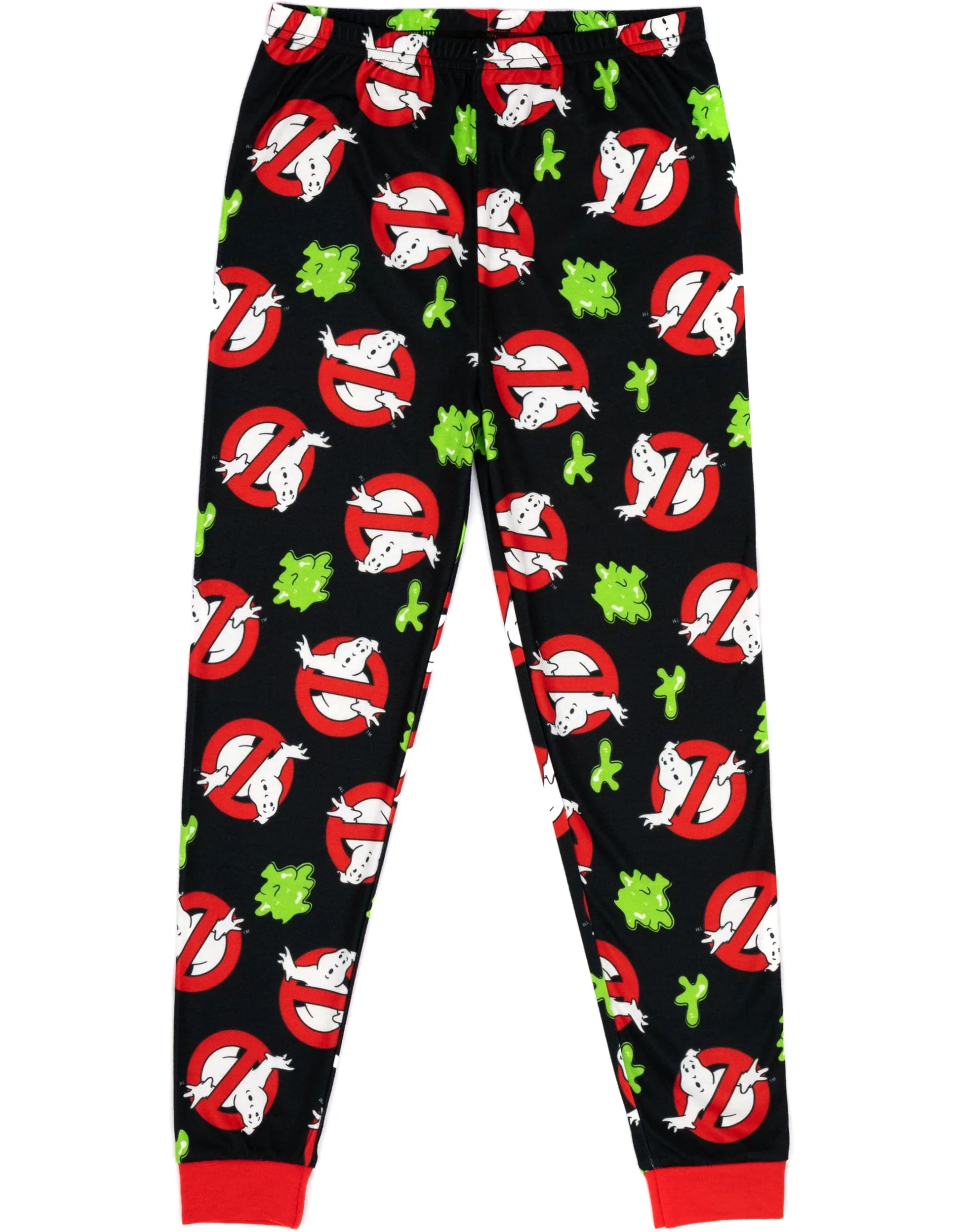 Ghostbusters Pijama para niños y niñas, diseño de fantasmas gris y negro