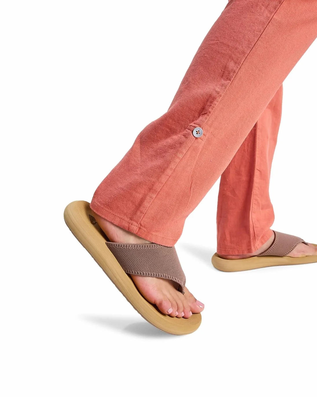 Roxy On The Seashore Pantalón Cargo de Lino Mujer