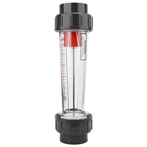 Garosa LZS-50 Medidor Flujo Líquido Tubo Plástico 1-10m³/H Controlador Agua Industrial