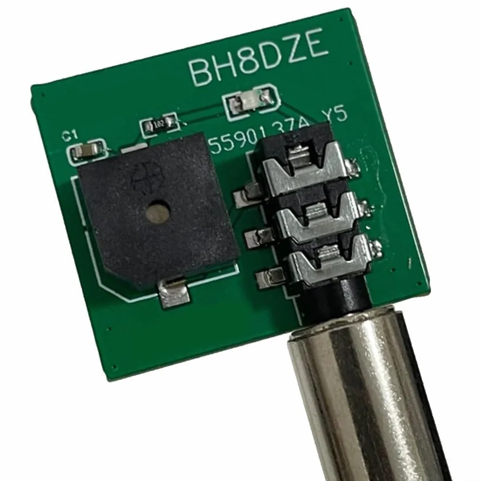 Przenośny oscylator Morse'a z przyciskiem i lampką LED do nauki sygnałów audio