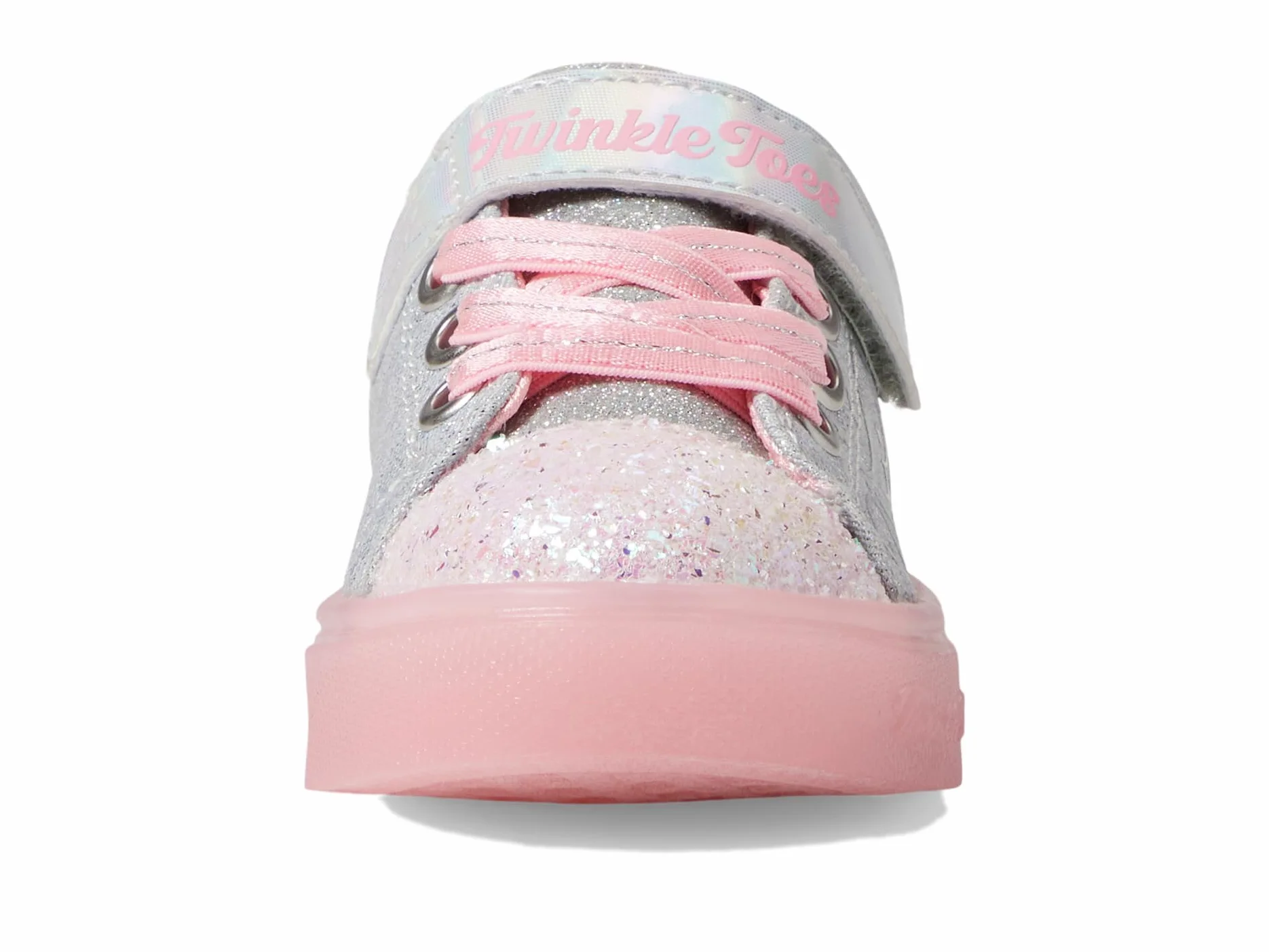 Skechers Twinkle Sparks Ice-Heather – Light-up Sneakers, Cushioned Comfort, Flexible Sole, Zapatillas niños Unisex, One Size Girls Big Kid