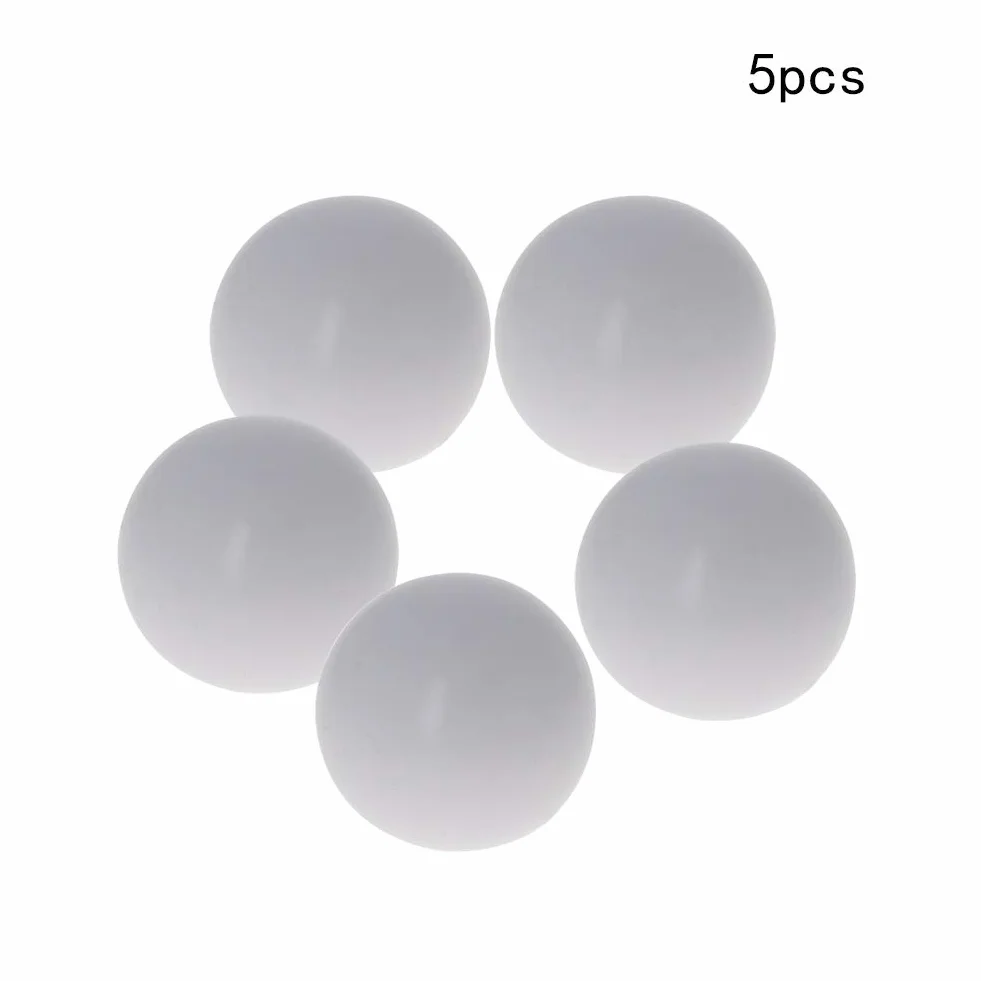 Bola de PTFE 13 mm 0.51" diámetro acabado de tierra bomba neumática de diafragma 5pcs