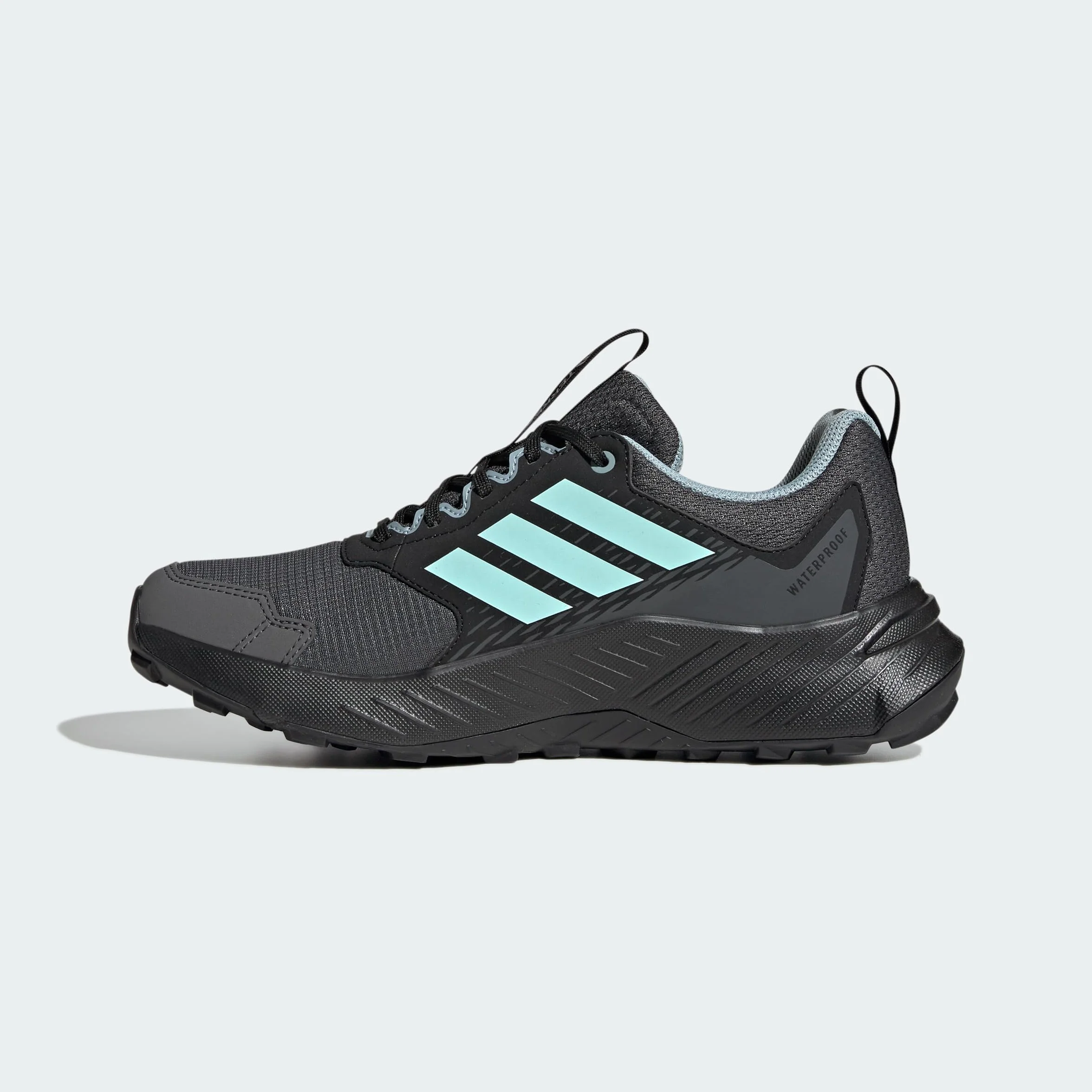 adidas Mujer Terrex Tracefinder 2 Climaproof Trail Running Shoes, Carbon/Semi Flash Aqua/Grey Six, 36 EU
