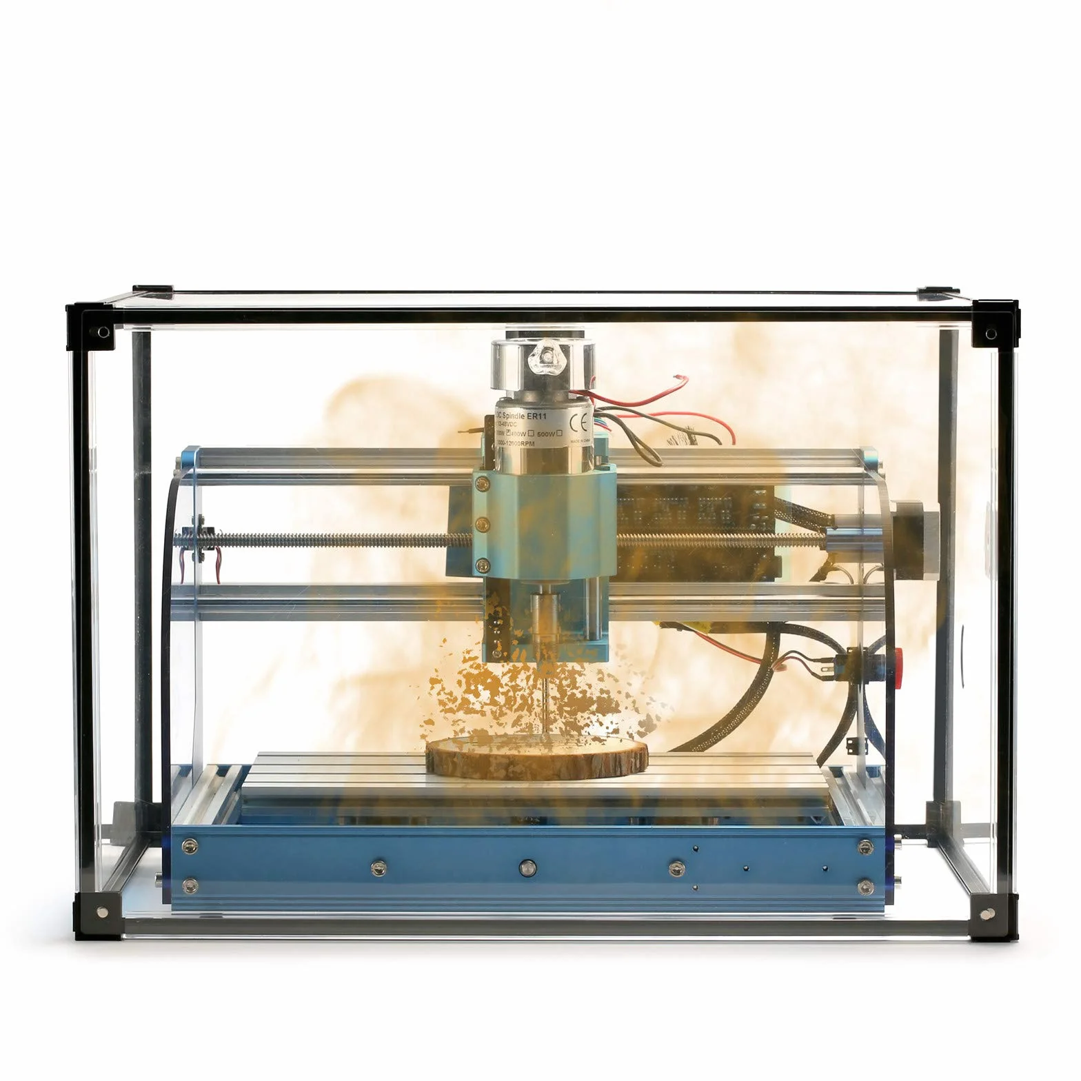 Genmitsu KABA Lite PETG CNC Carcasa a prueba de polvo compatible con 3018-PRO/3018/3018-MX3/3018-PROVer/1810-PRO 450 x 390 x 300 mm