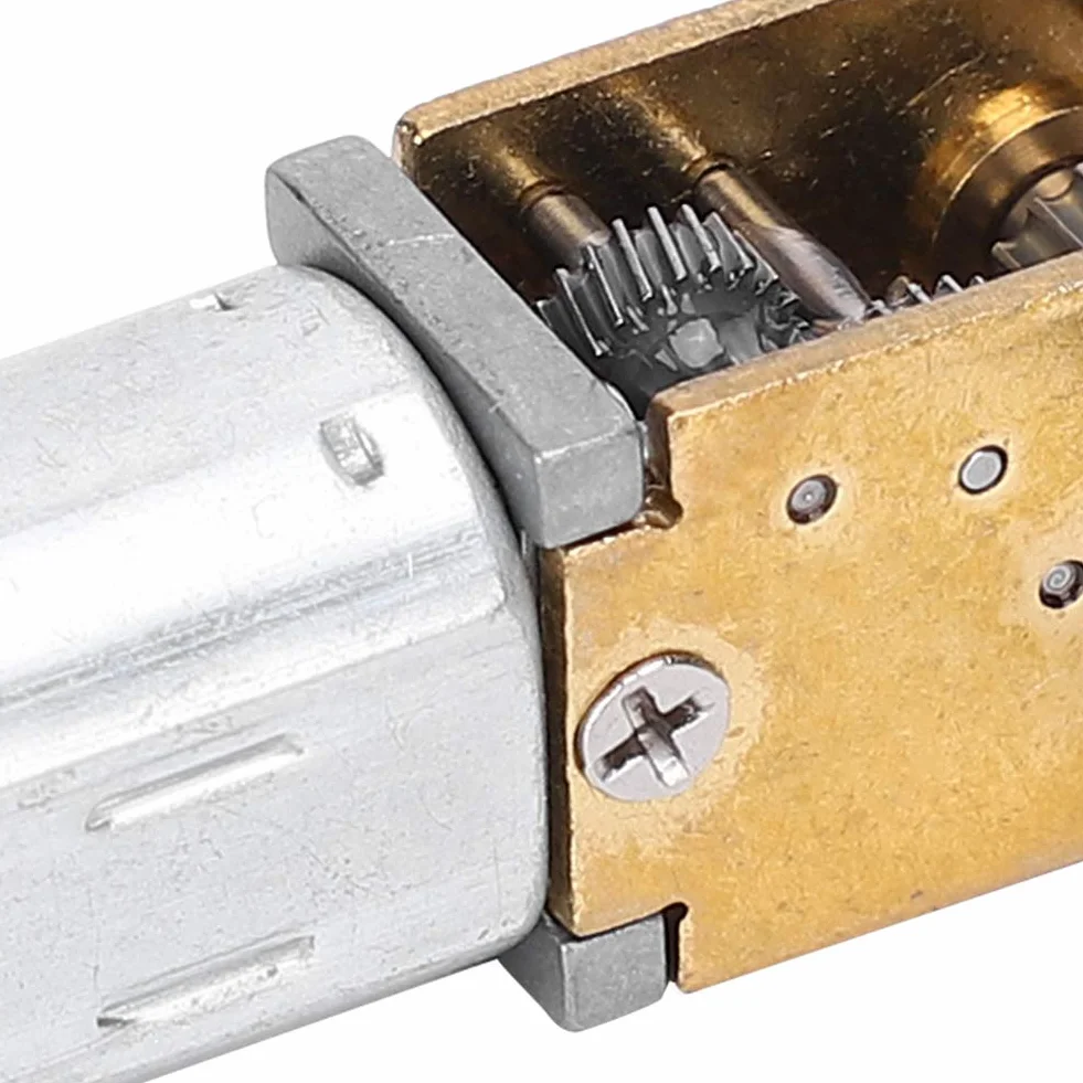 Mini Motor de Engranajes Helicoidal N20 Reducción DC3V 70RPM para Cerraduras Electrónicas Smart Cars Robots