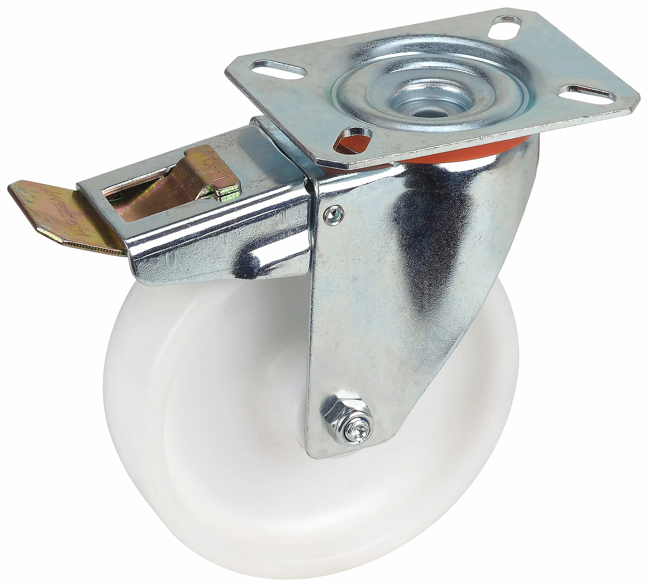 Dörner + Helmer Ruedas Giratorias 125 mm Polipropileno Placa 100x85 mm Carga 600 kg Set