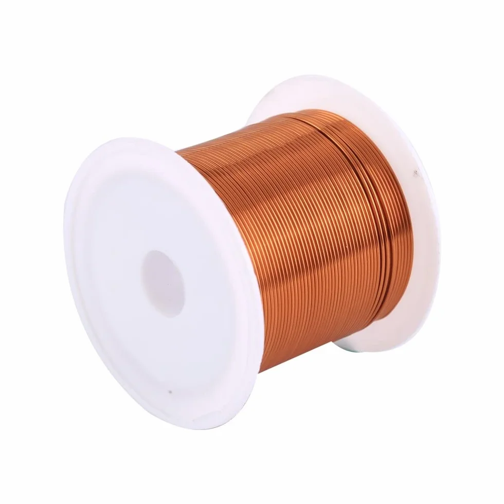 DONGKER Alambre de Cobre Esmaltado 0,7 mm x 10 m Bobina Eléctrica